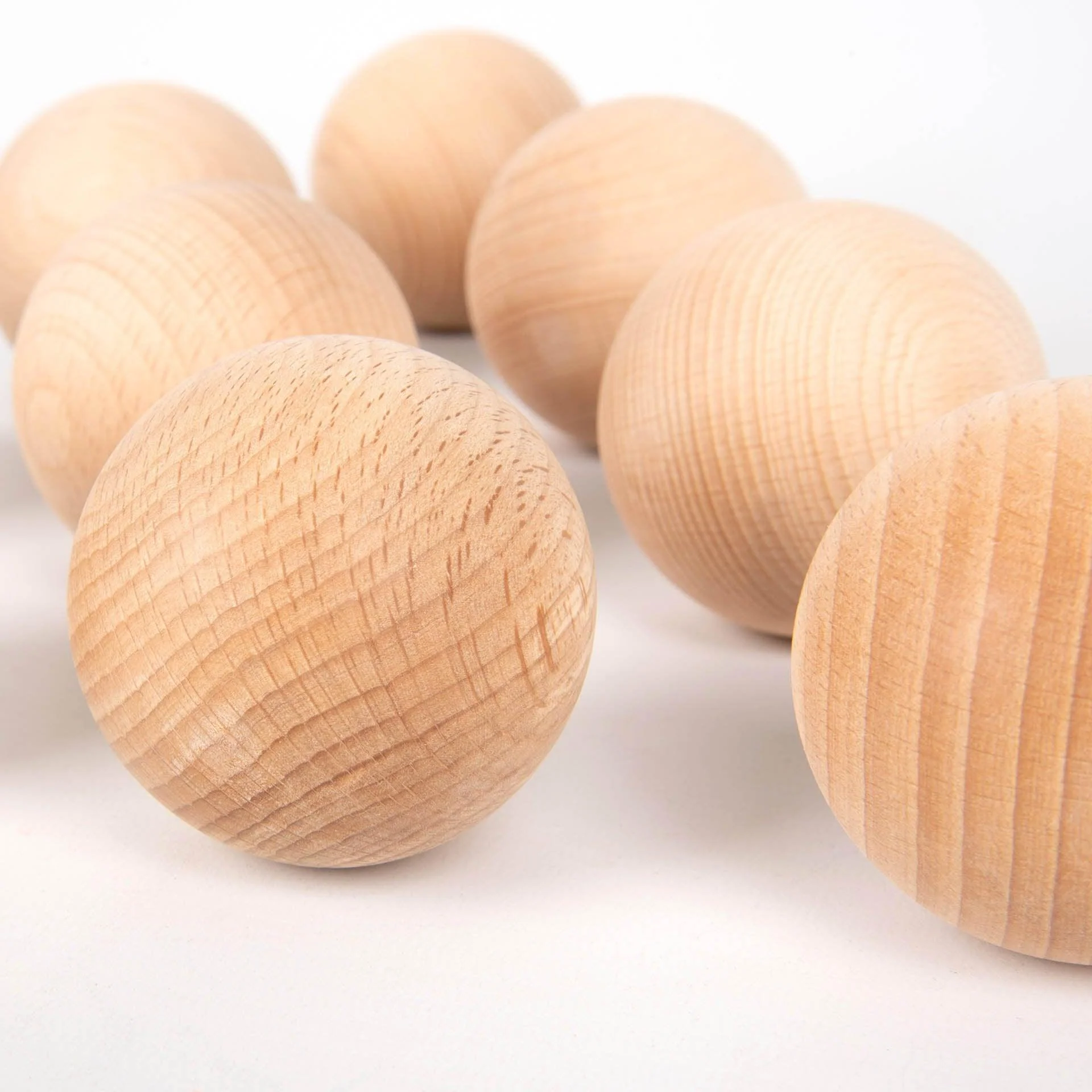 Natural Wooden Balls - Image 8