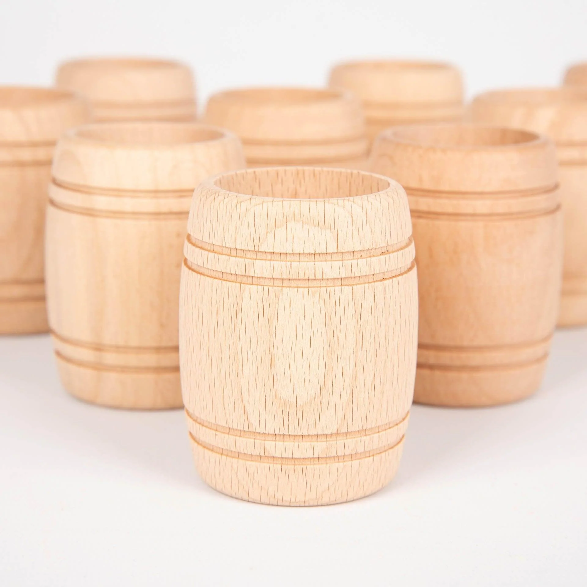 Natural Wooden Barrels - Image 4