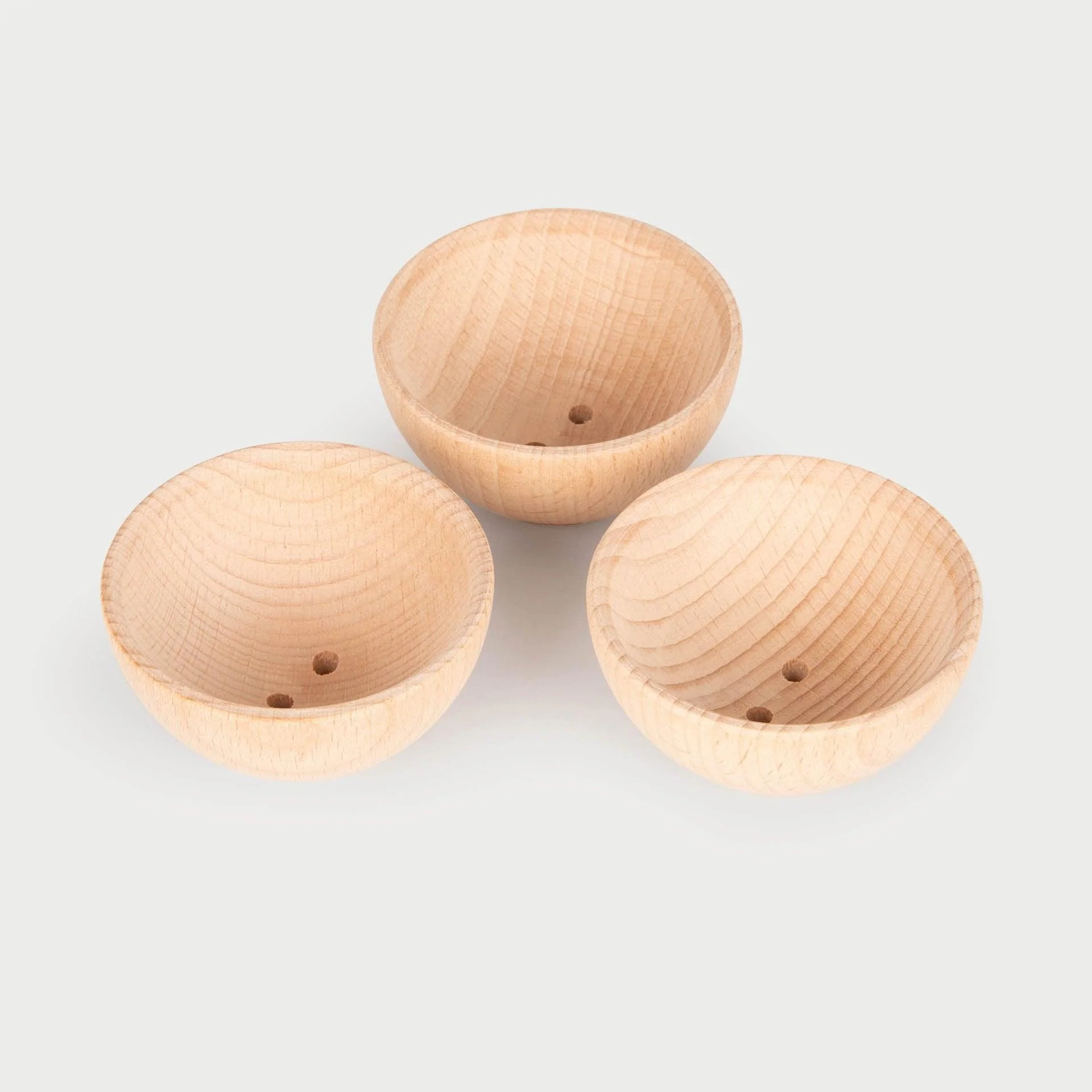 Natural Wooden Bowls - Image 4