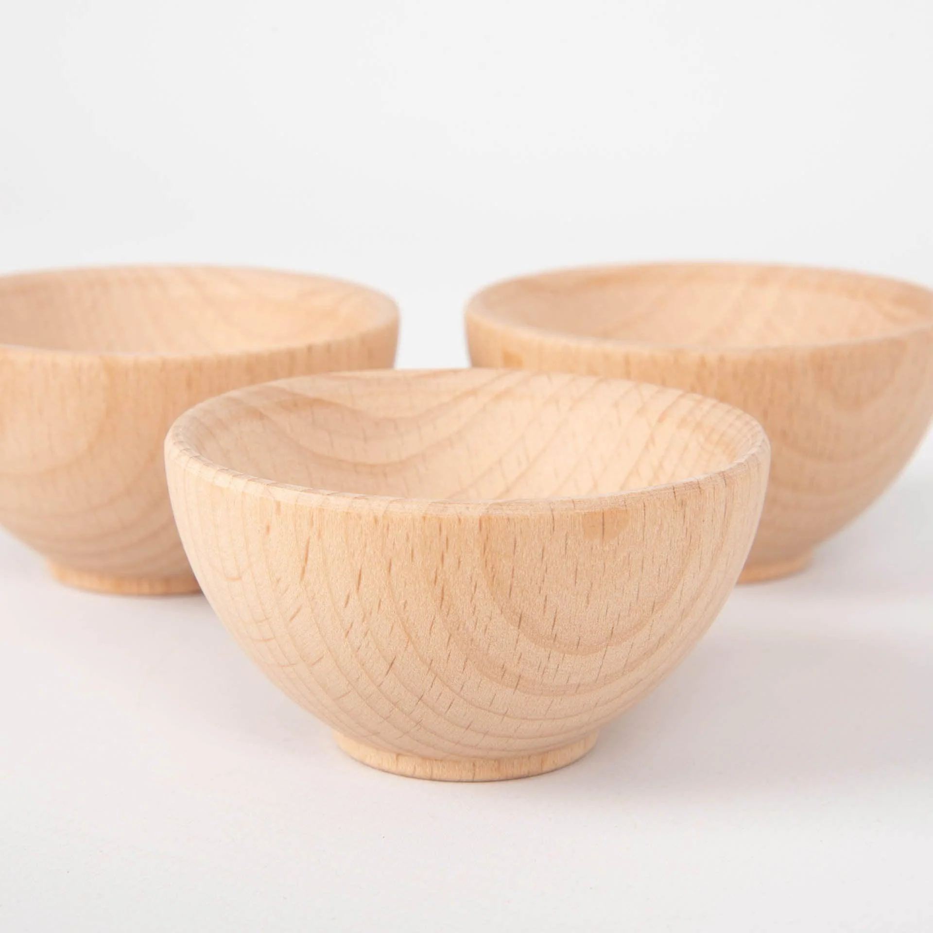 Natural Wooden Bowls - Image 5