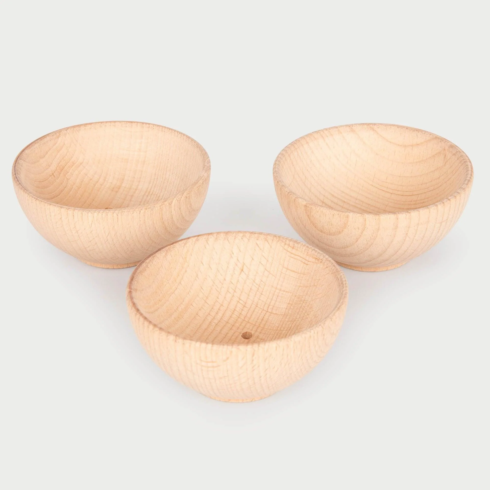 Natural Wooden Bowls - Image 7