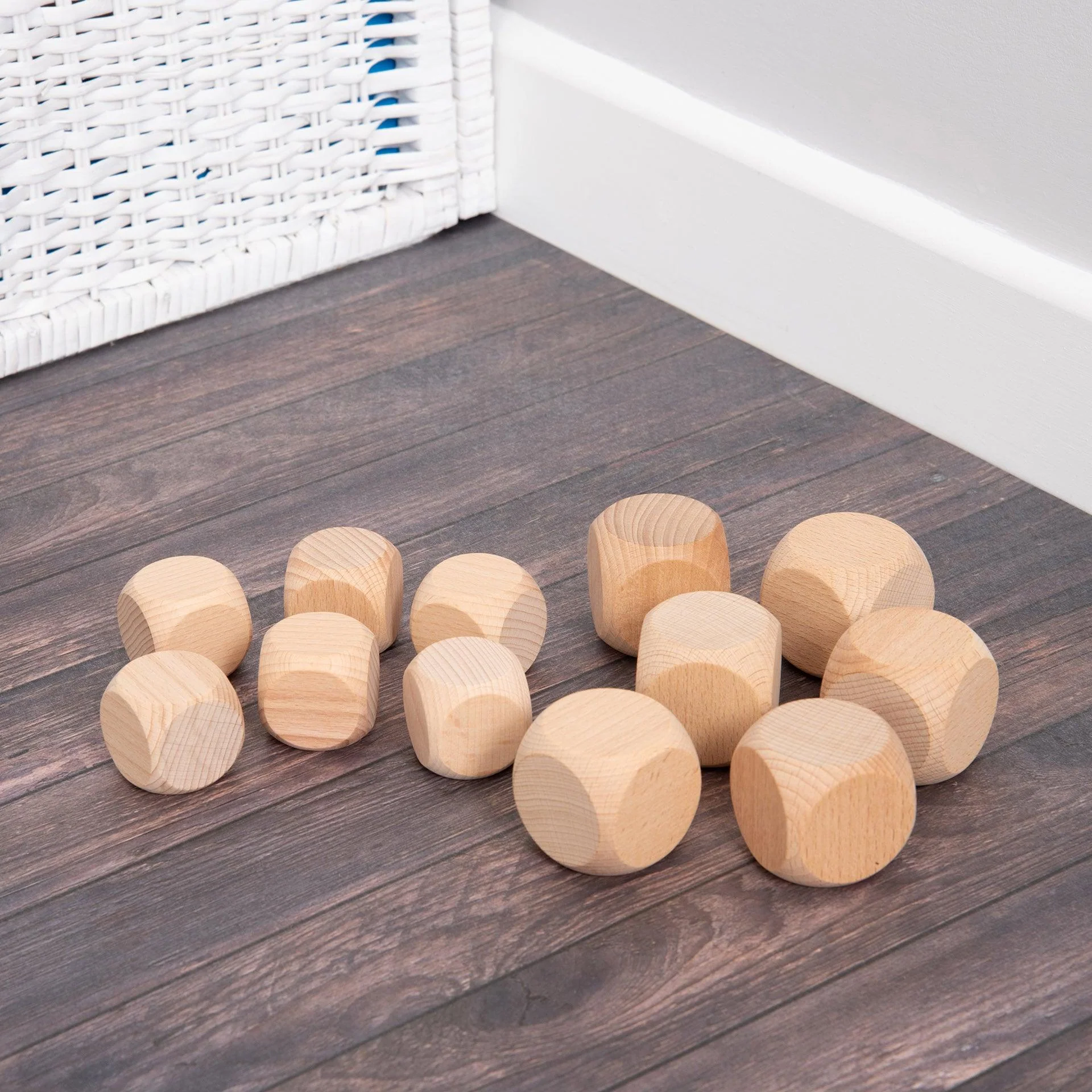Natural Wooden Cubes - Image 3