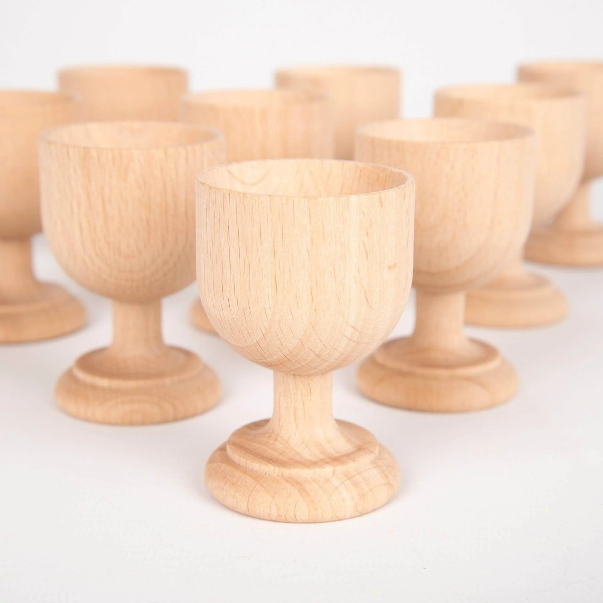 Natural Wooden Egg Cups - Image 6