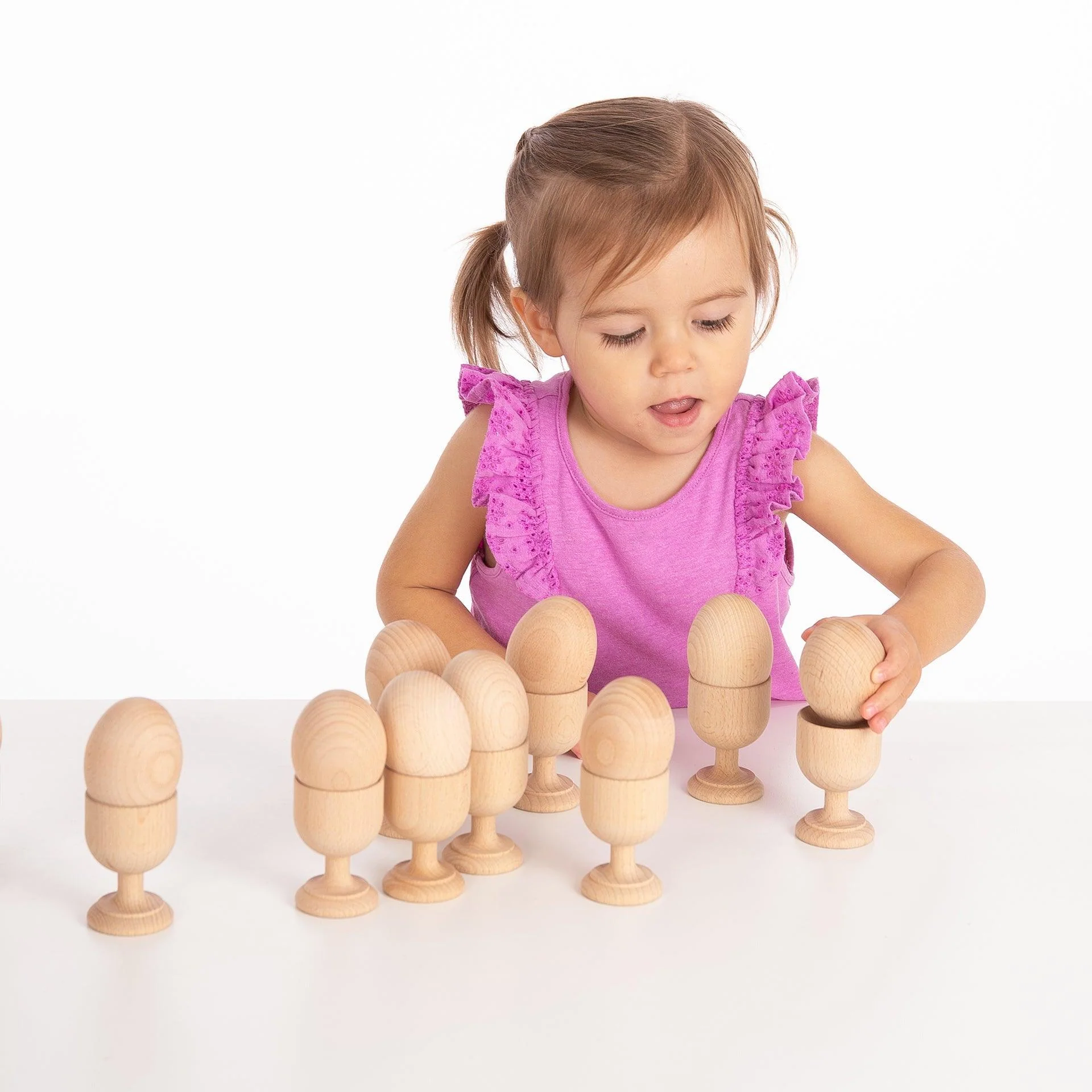 Natural Wooden Eggs - Image 5