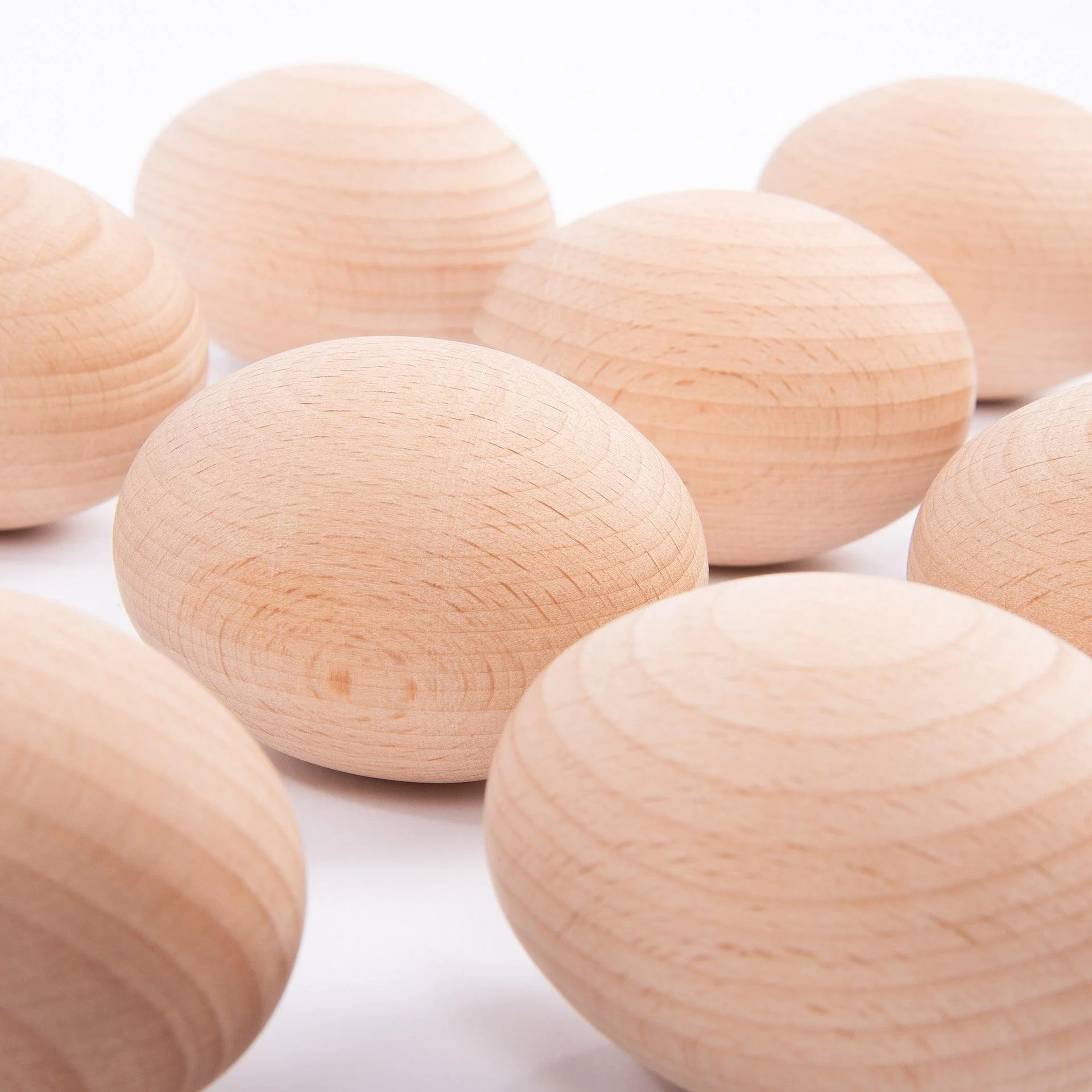 Natural Wooden Eggs - Image 9