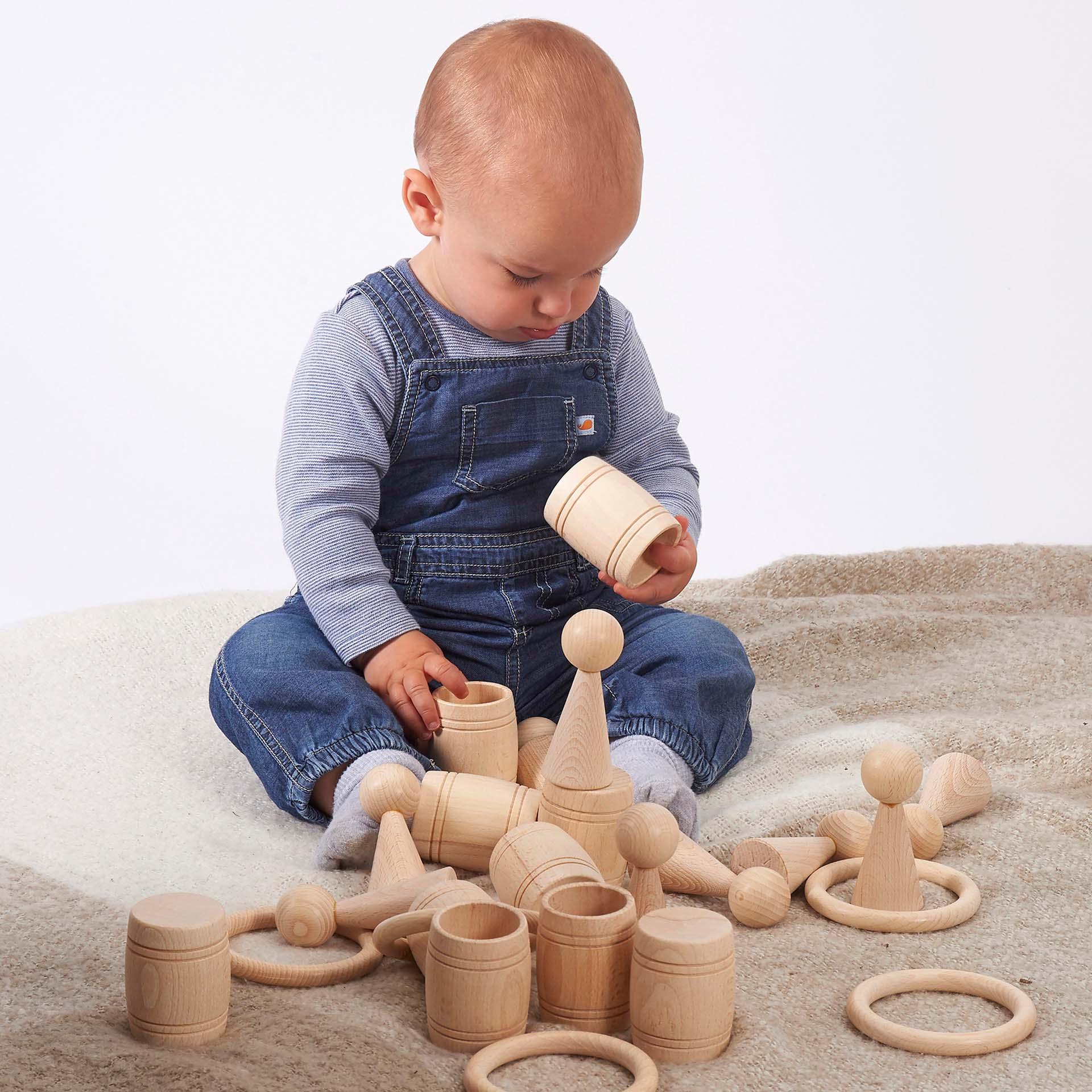 Natural Wooden Figures - Image 2