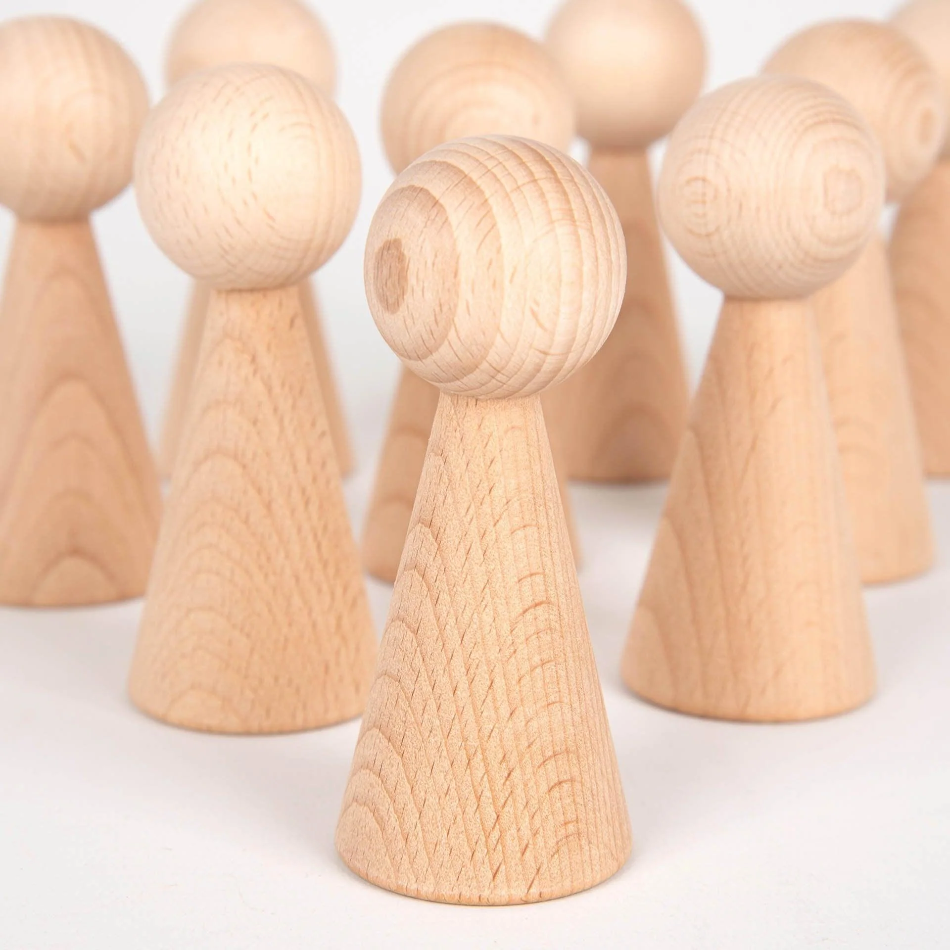 Natural Wooden Figures - Image 4