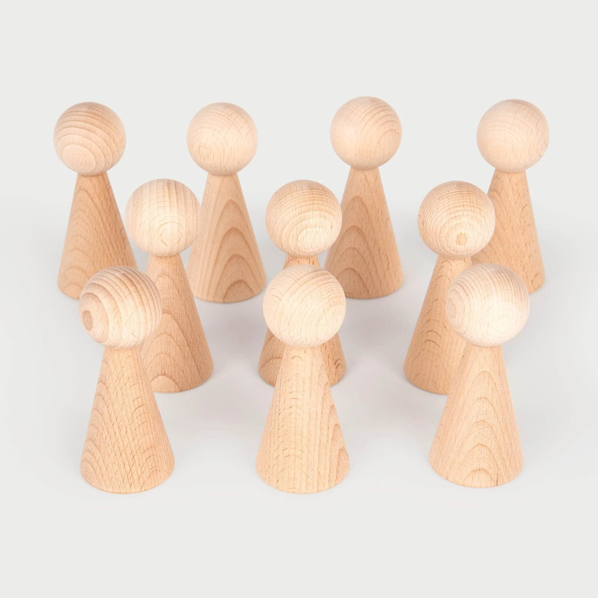 Natural Wooden Figures - Image 5