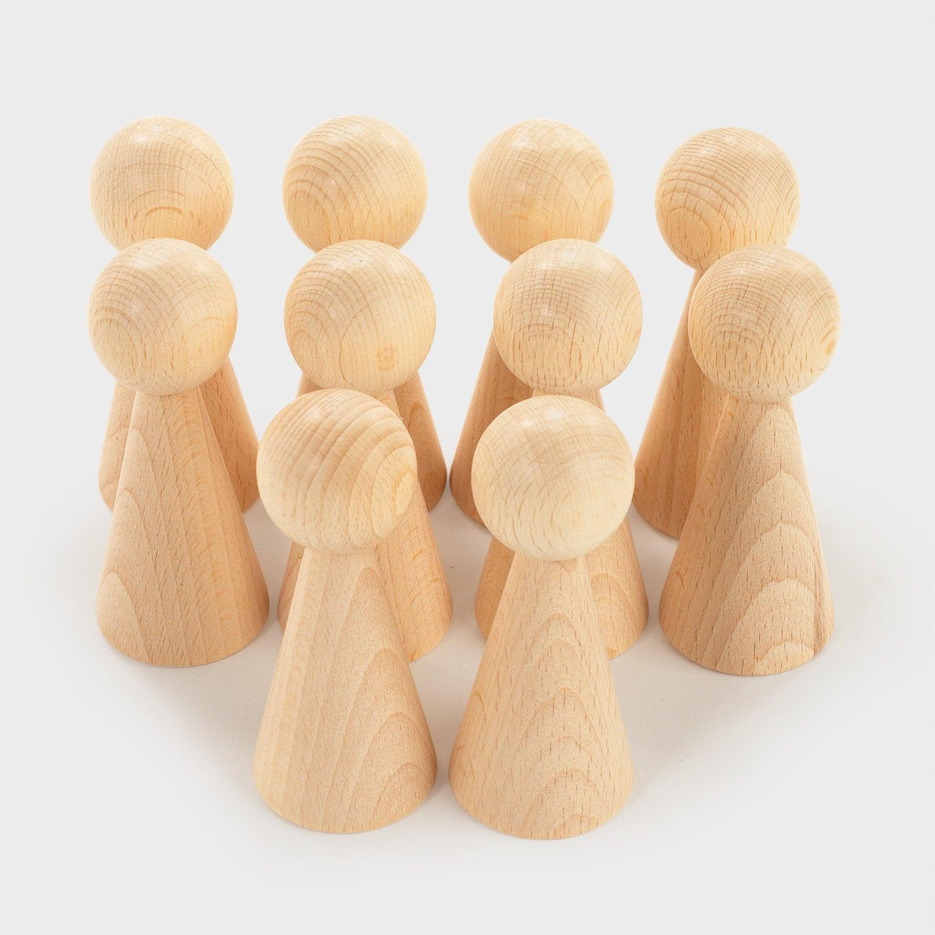 Natural Wooden Figures - Image 6