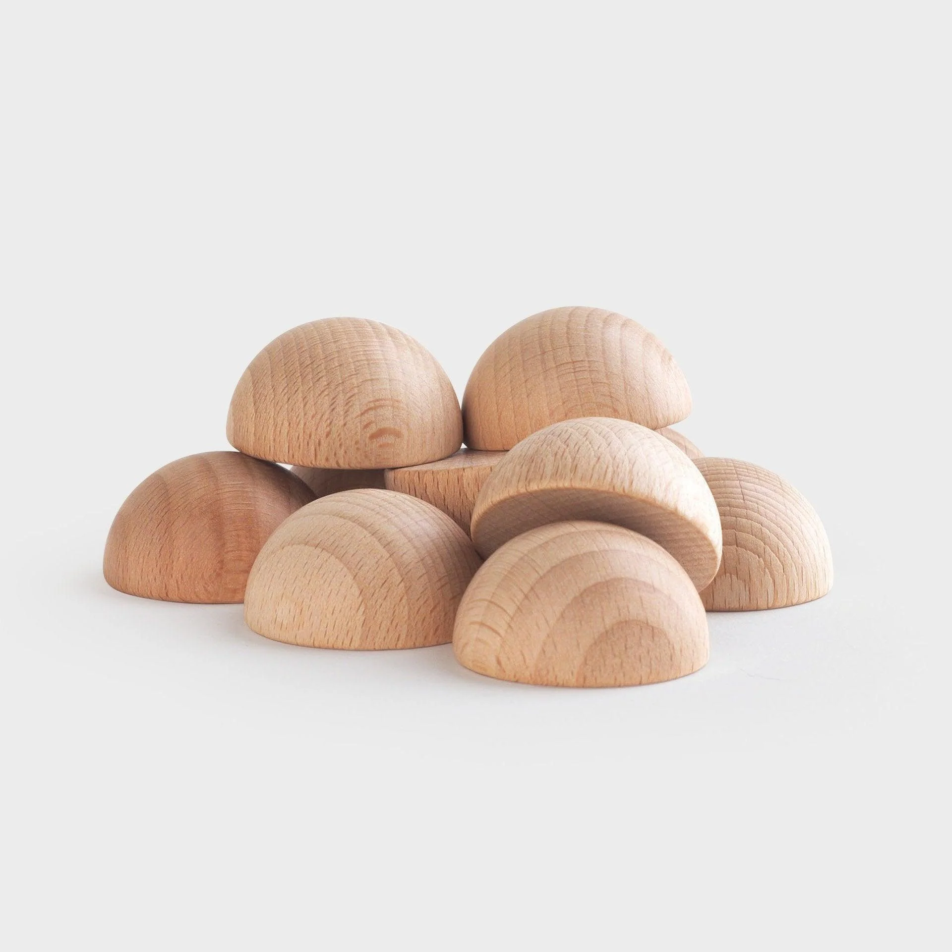 Natural Wooden Semispheres - Image 5