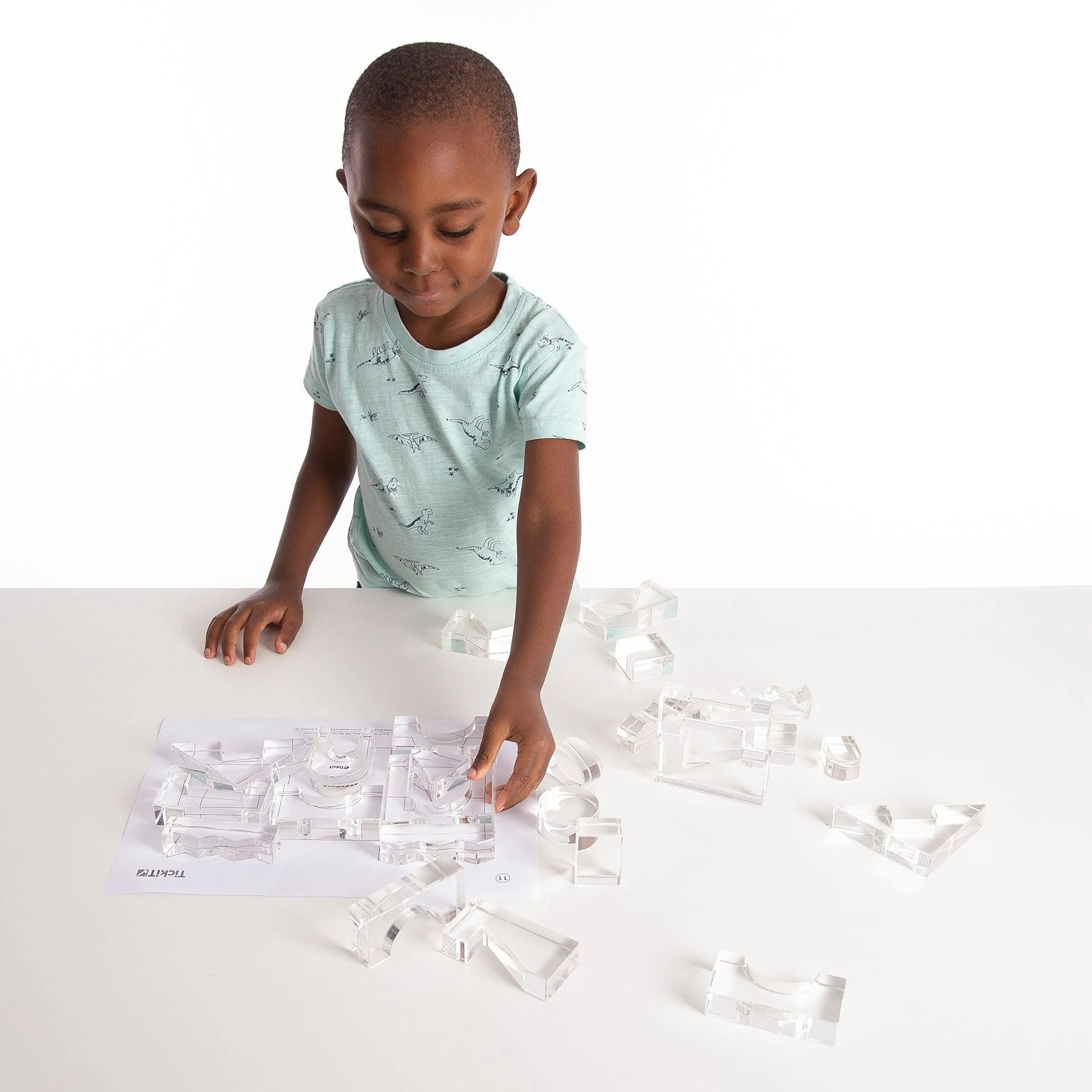 Clear Crystal Block Set - Image 13