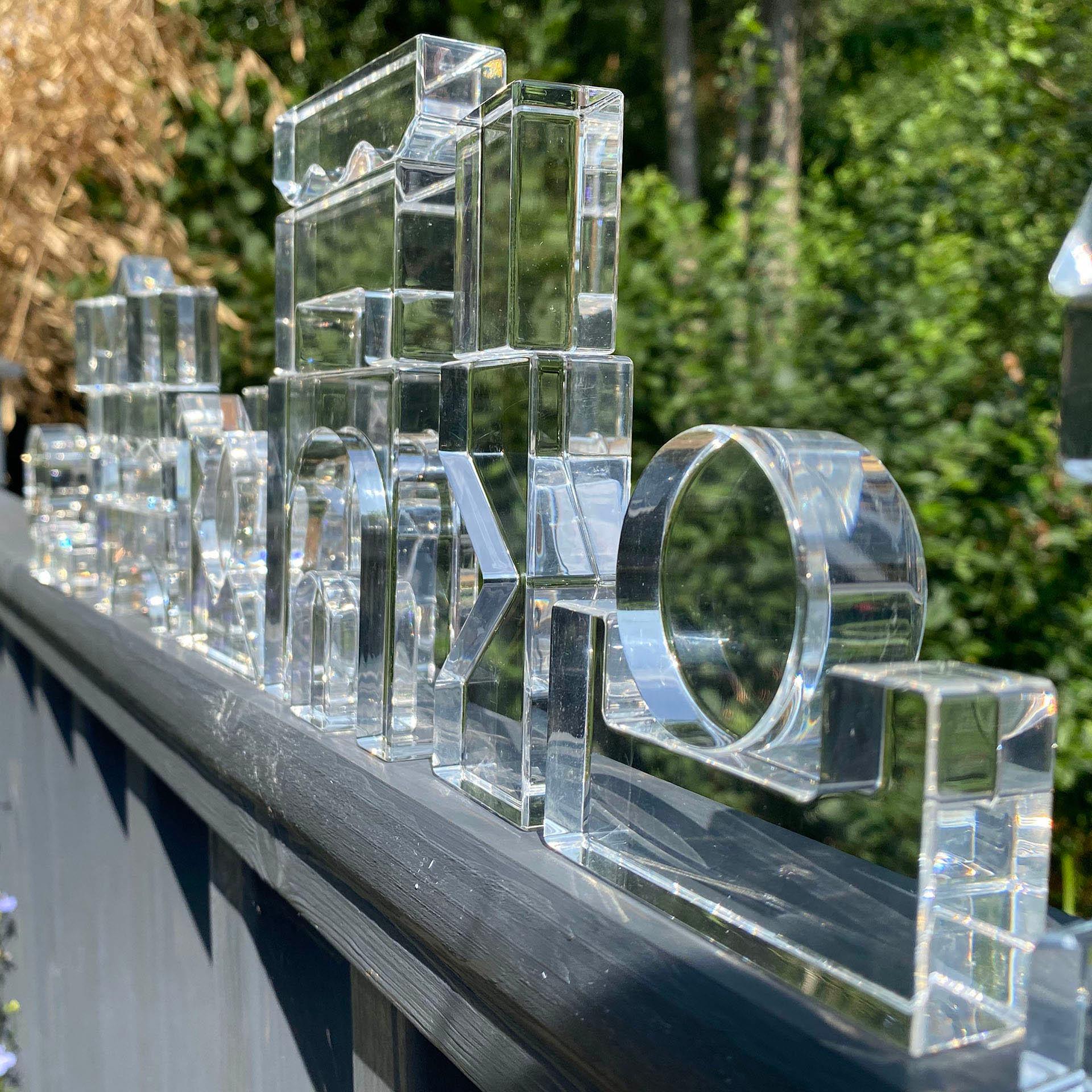 Clear Crystal Block Set - Image 7