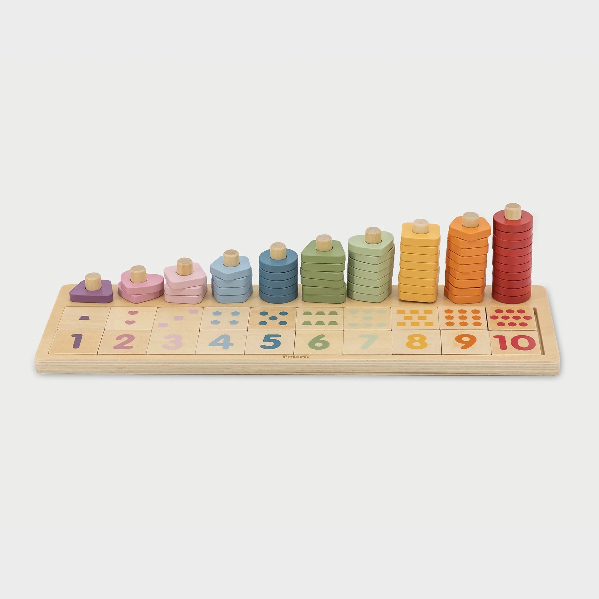 Wooden Count & Match Board - Image 4