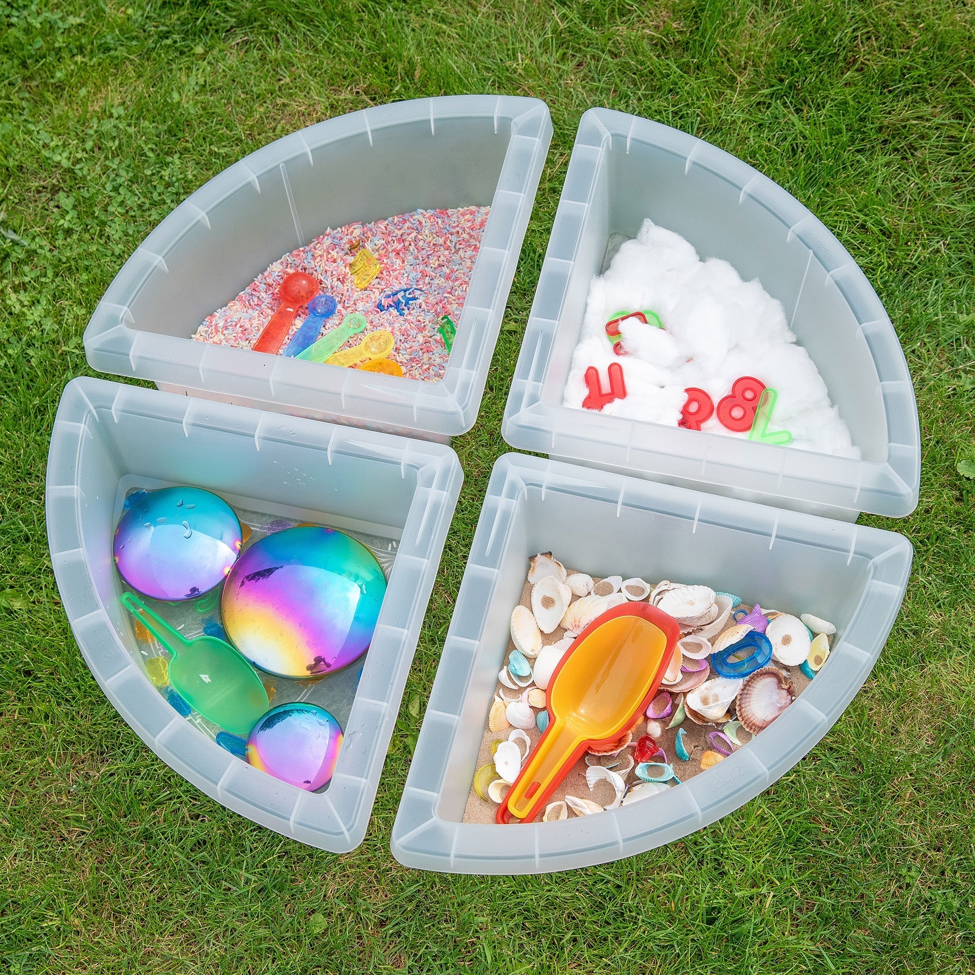 Discovery Clear Quadrant Trays