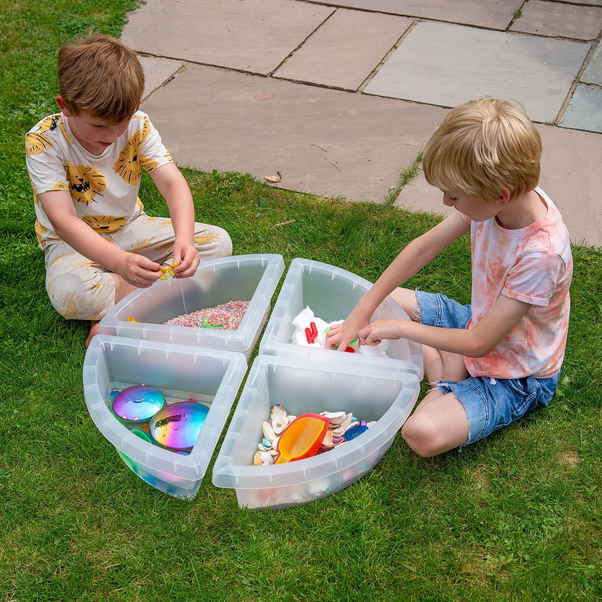 Discovery Clear Quadrant Trays - Image 2