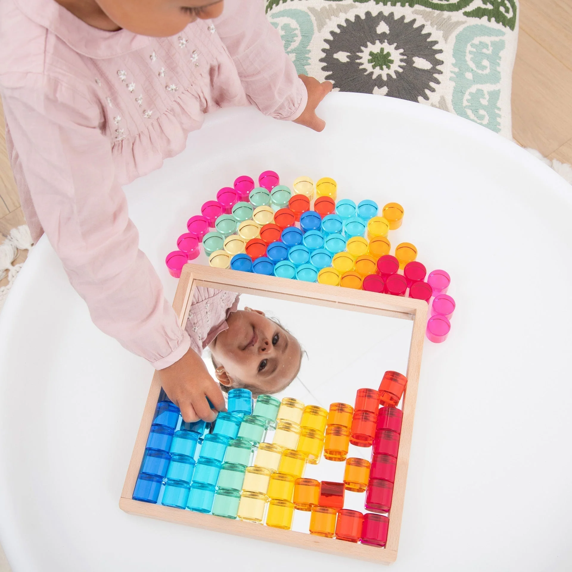 Gem Circle Mirror Tray - Image 6