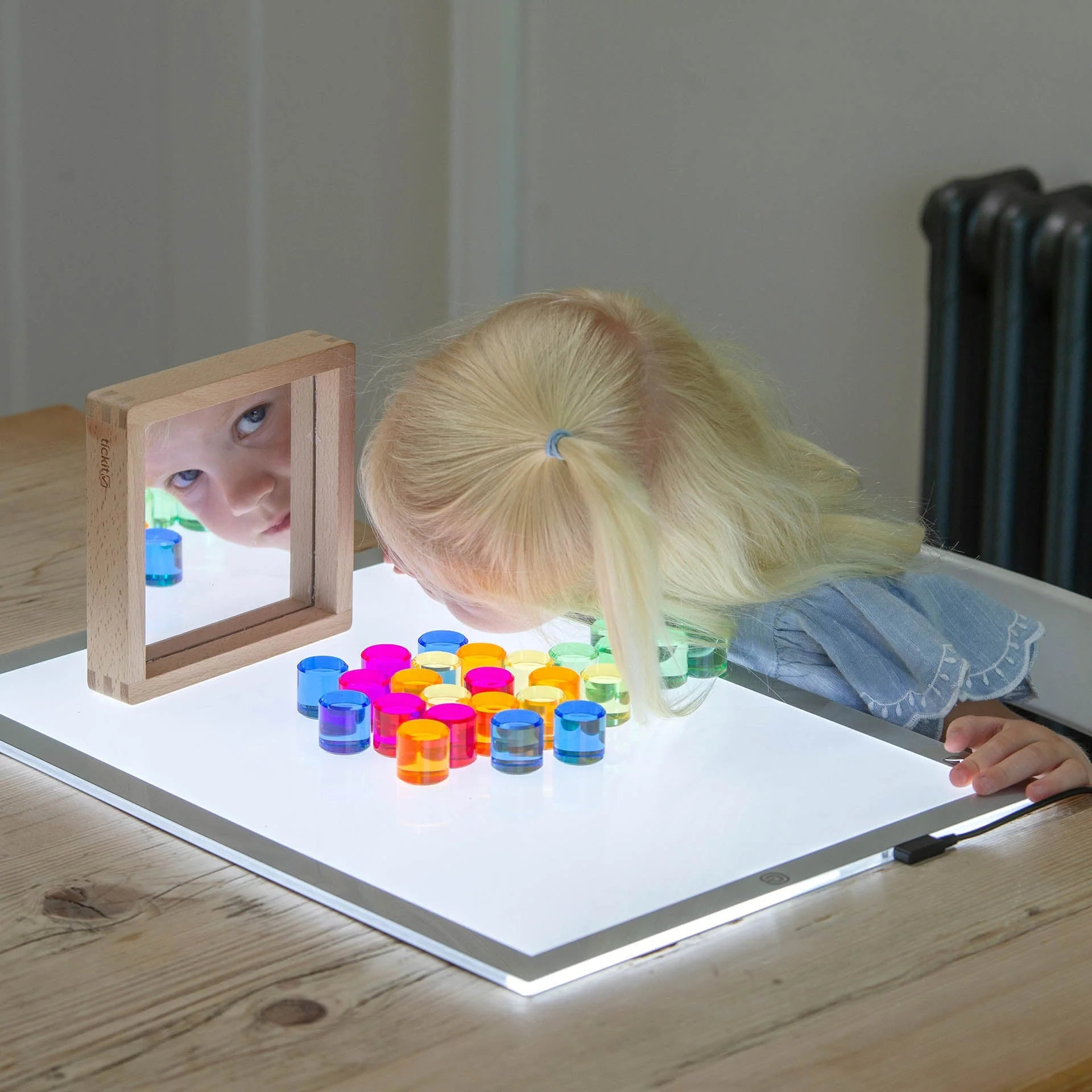 Gem Circle Mirror Tray - Image 3