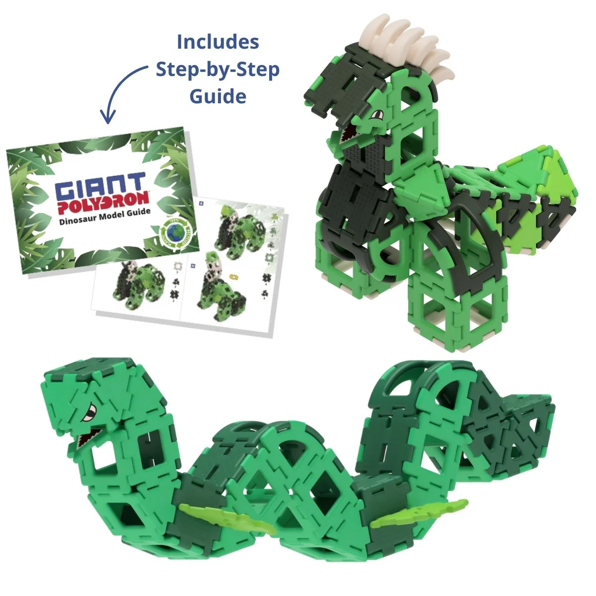 Giant Polydron Dinosaur - Image 3