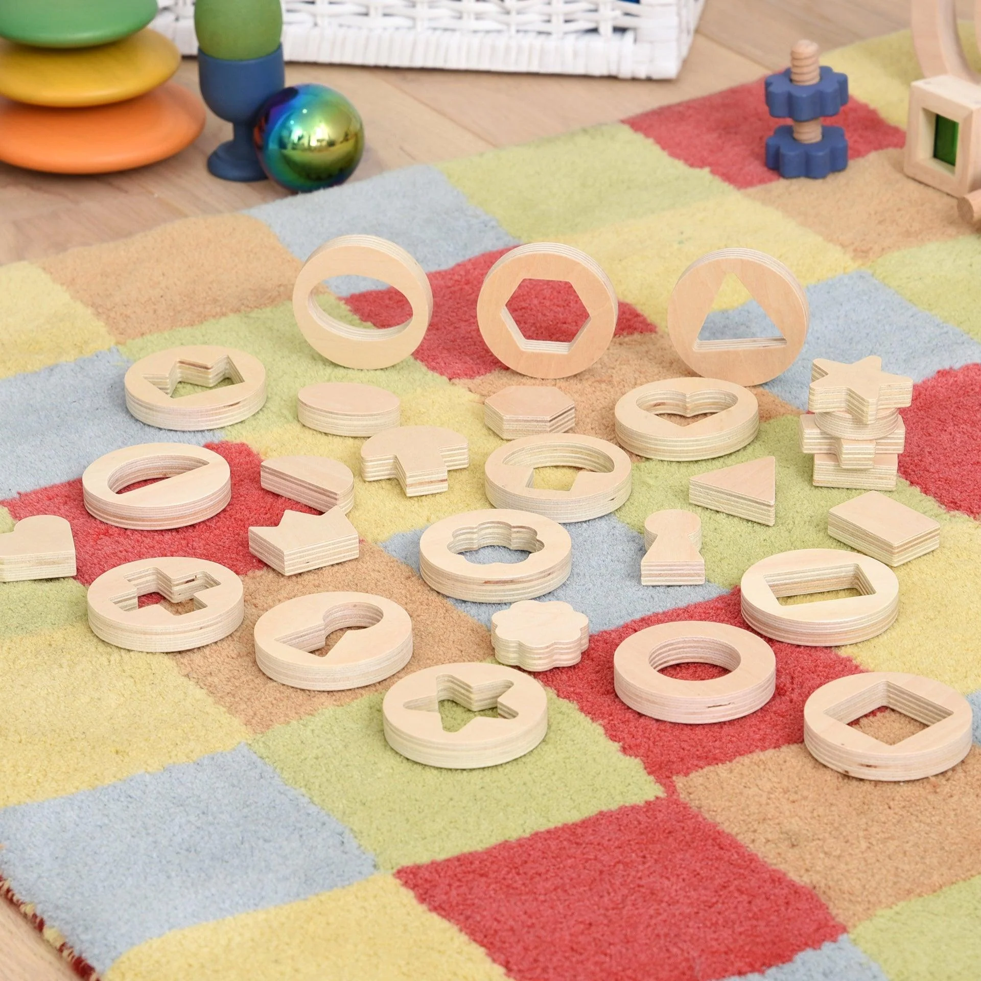 Inside Outside Wooden Shapes - Image 16