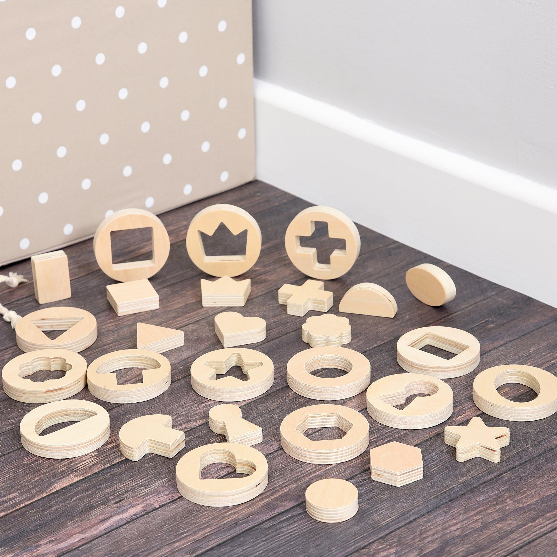 Inside Outside Wooden Shapes - Image 17
