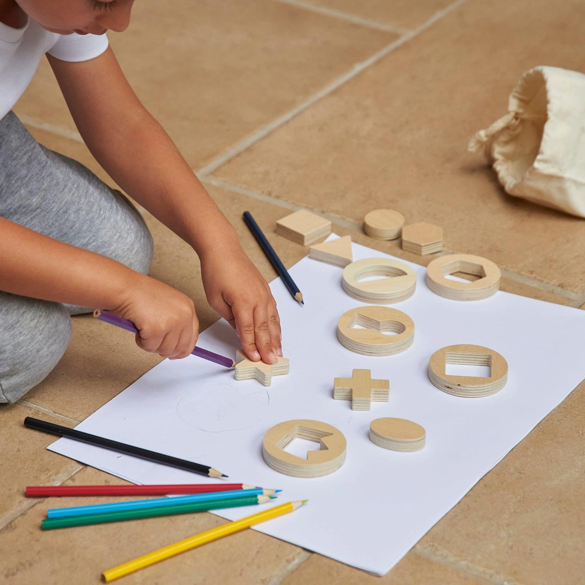 Inside Outside Wooden Shapes - Image 4