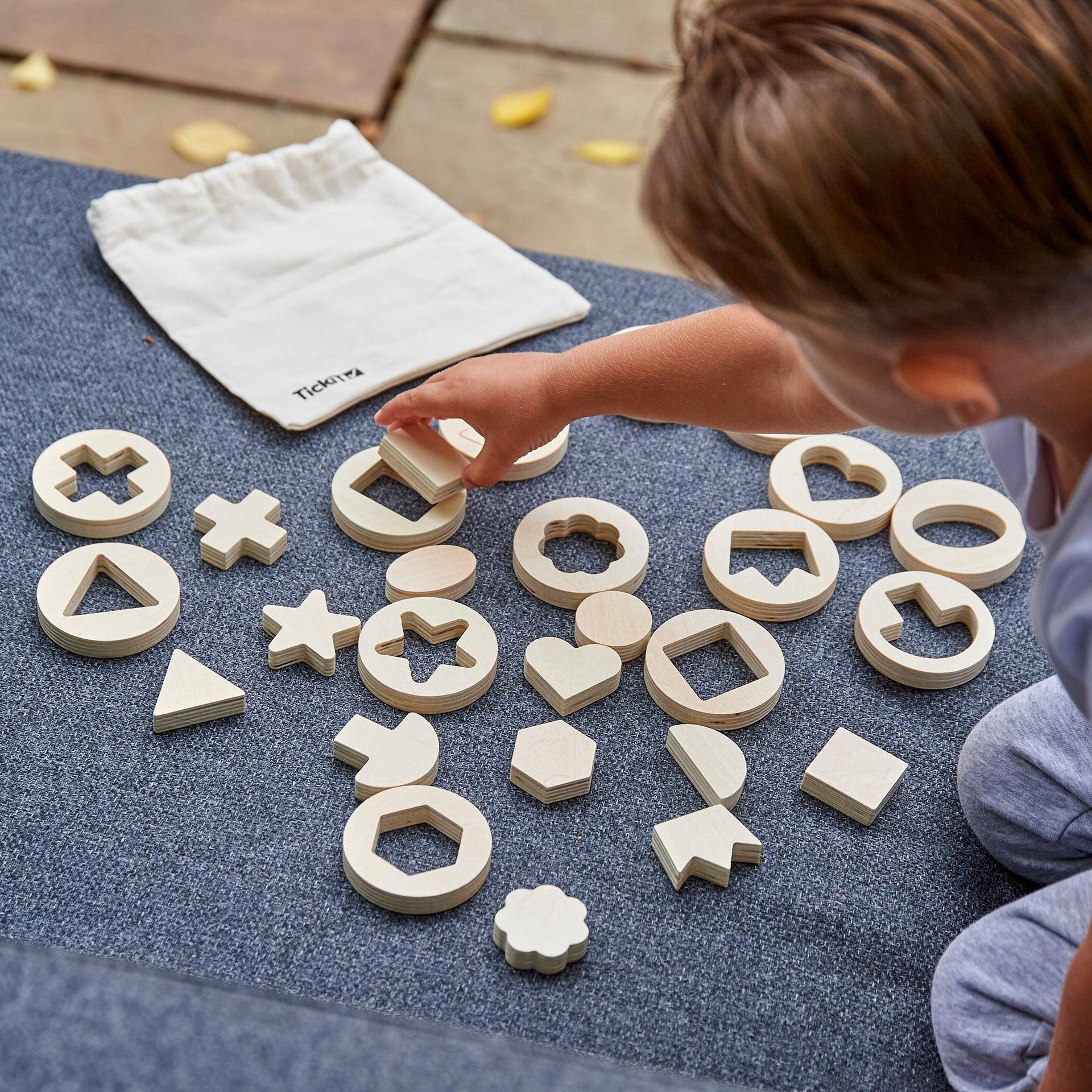Inside Outside Wooden Shapes - Image 7