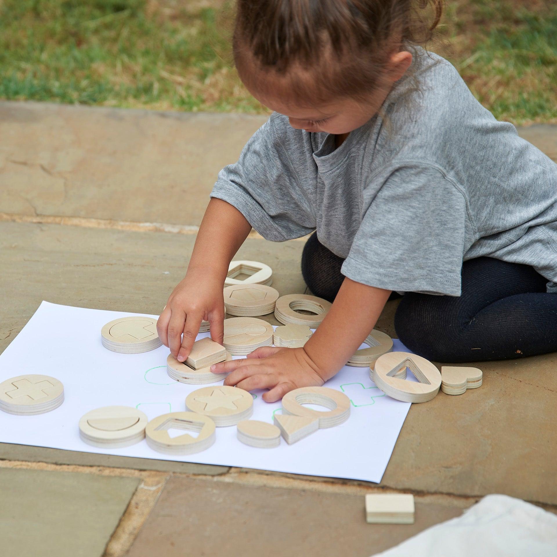 Inside Outside Wooden Shapes - Image 9