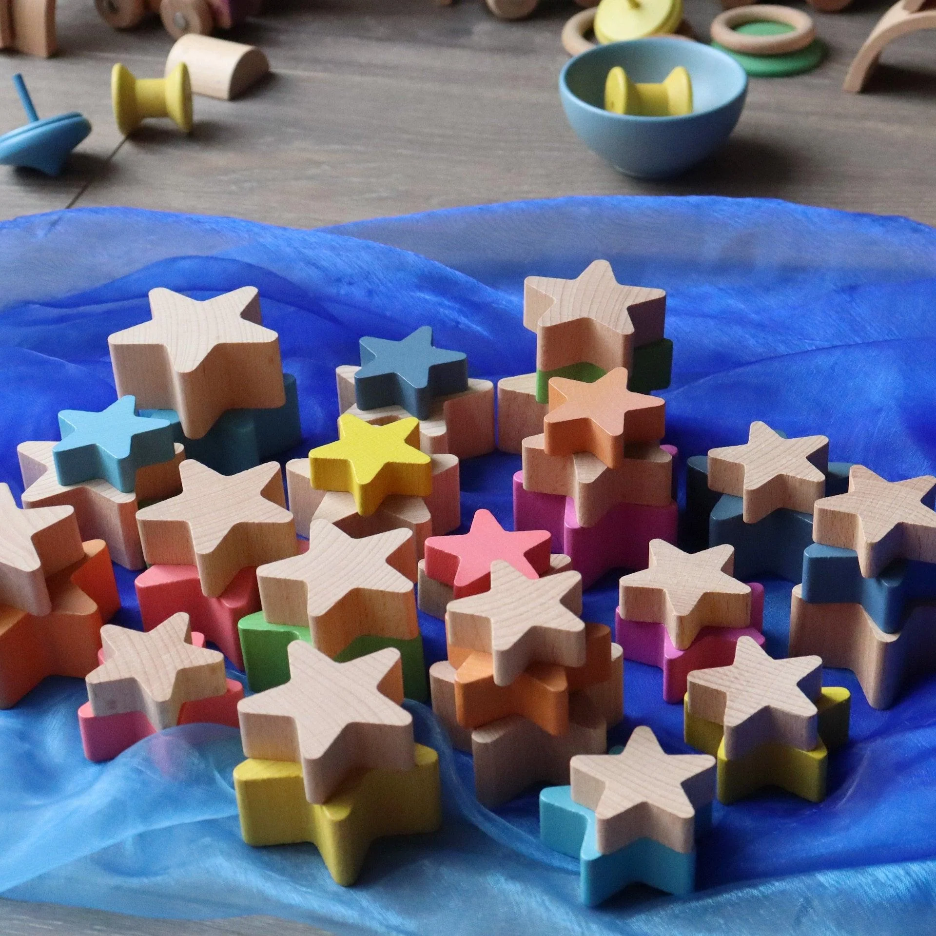 Natural Wooden Stars - Image 5