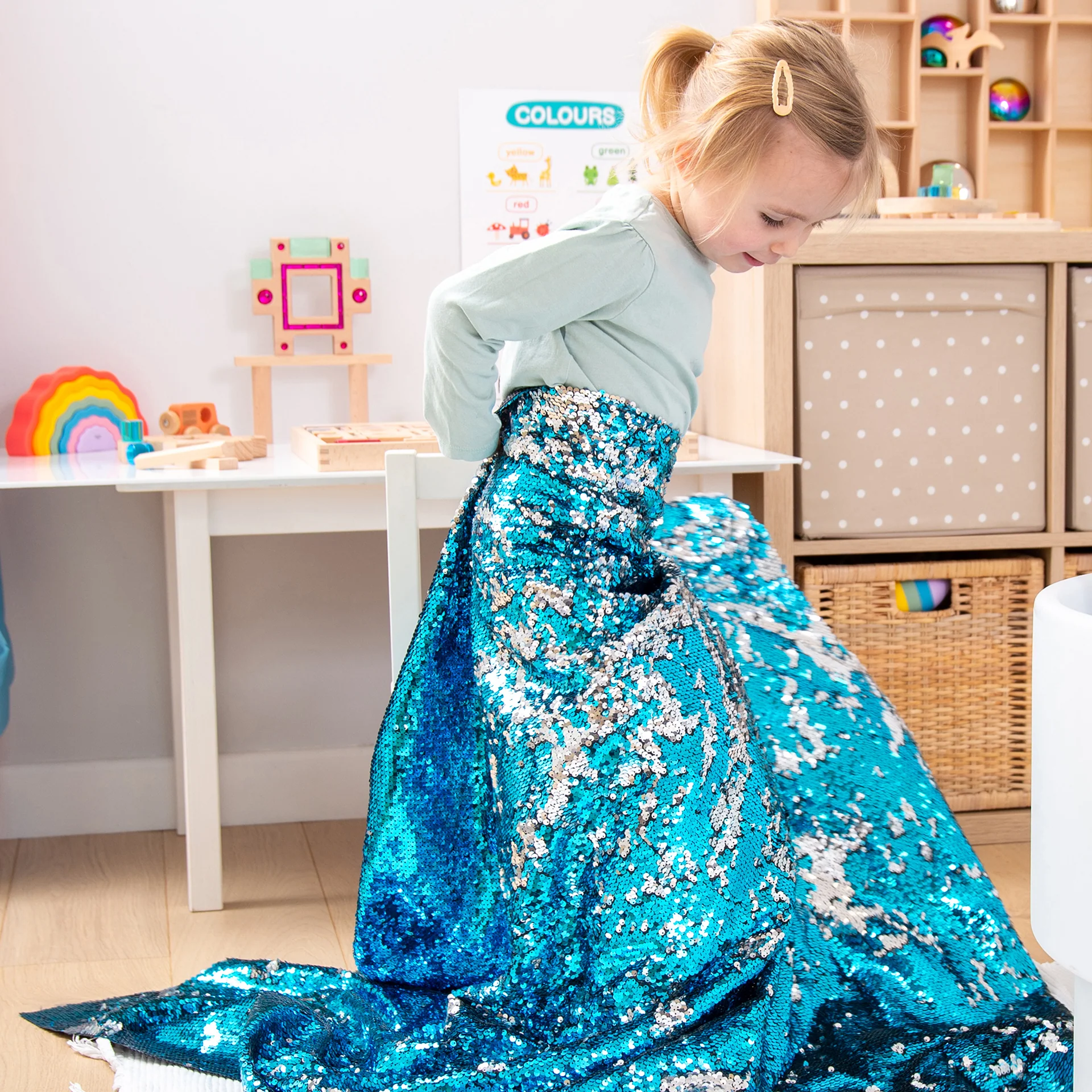 Ocean Shimmer Fabric - Image 5