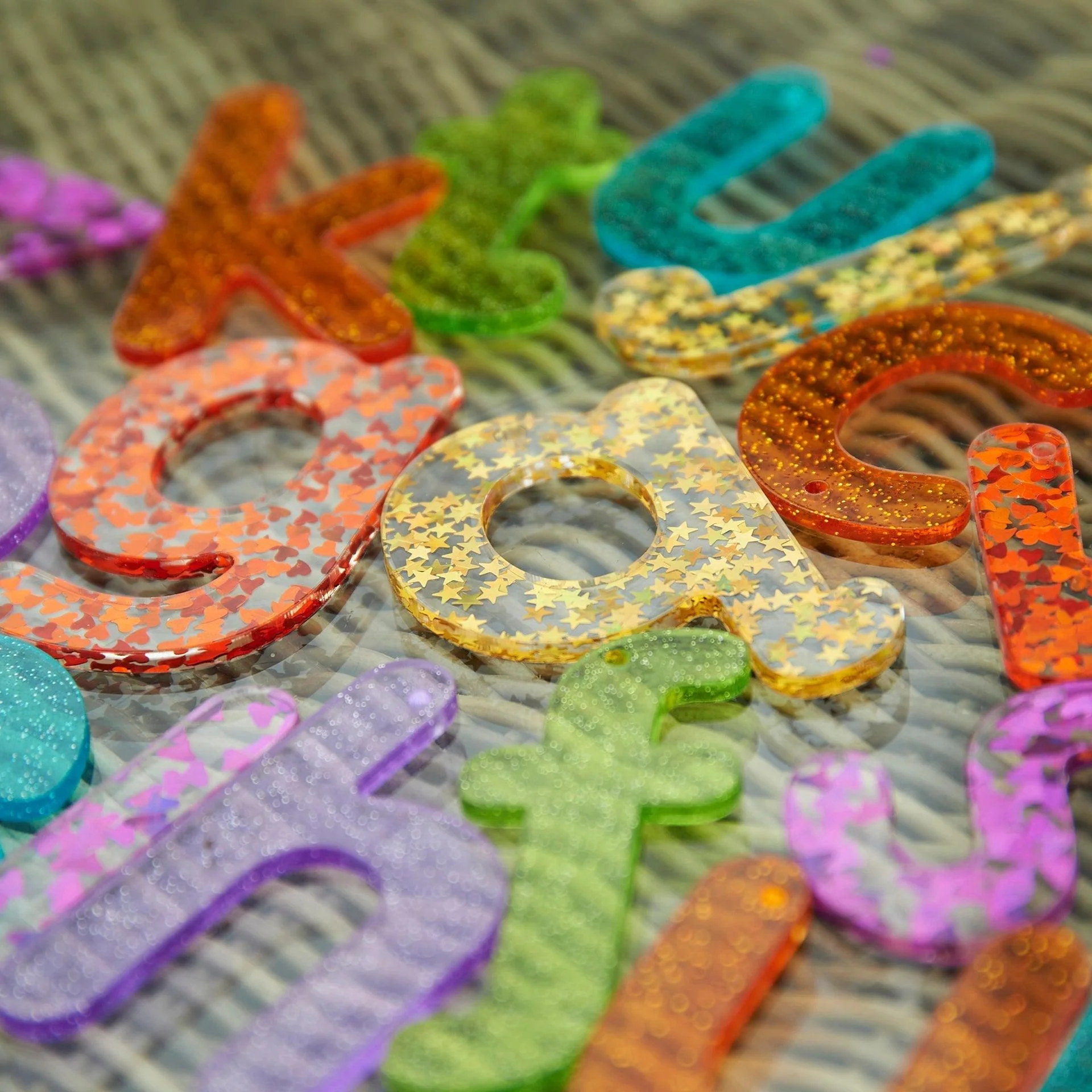 Rainbow Glitter Letters - Image 10