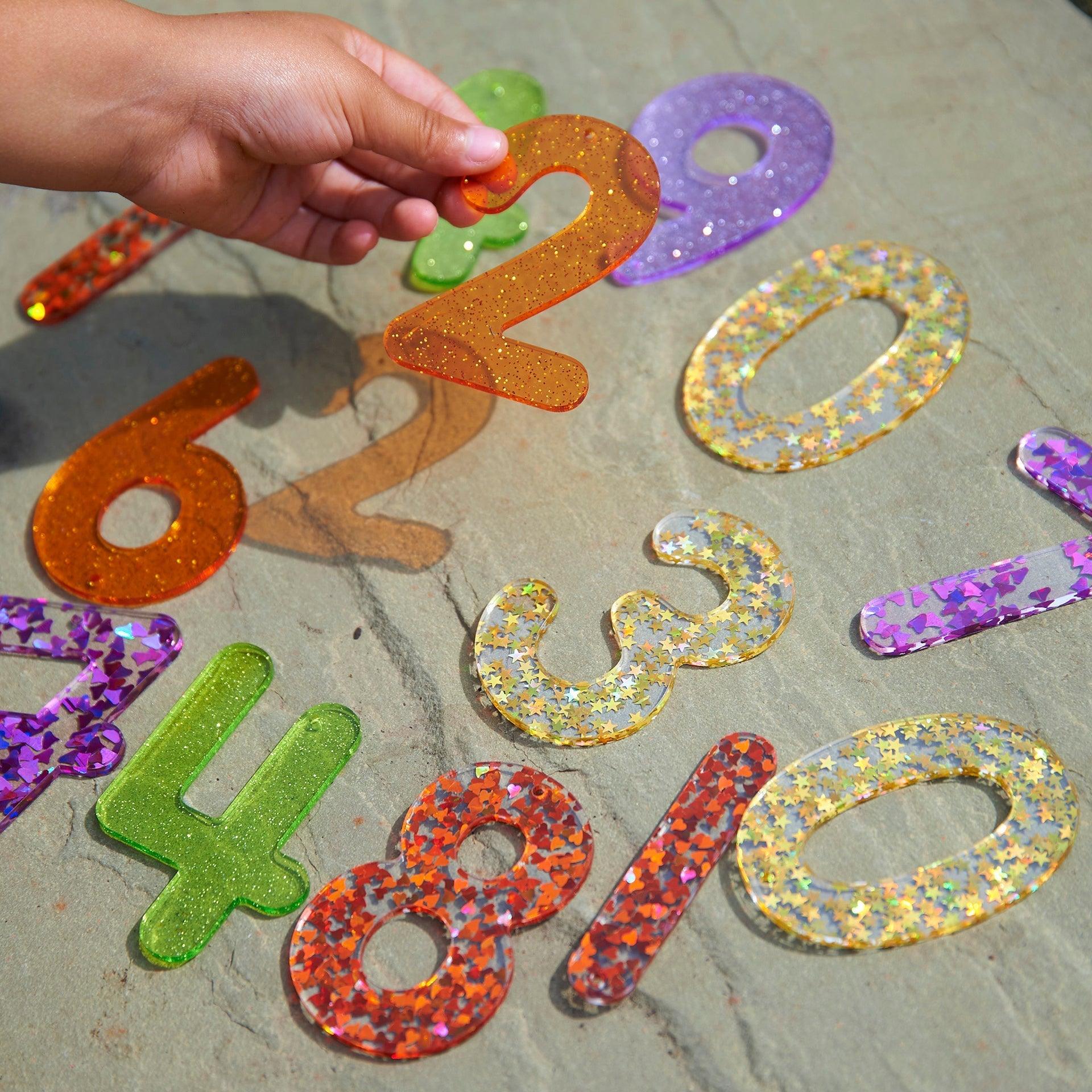 Rainbow Glitter Numbers - Image 4