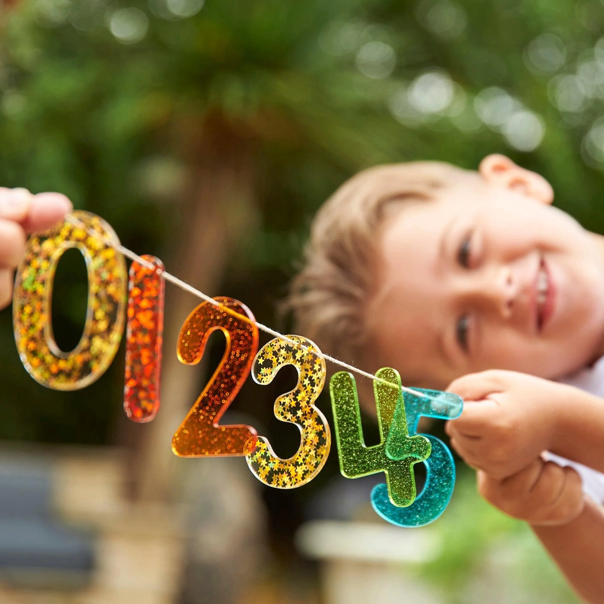 Rainbow Glitter Numbers - Image 5