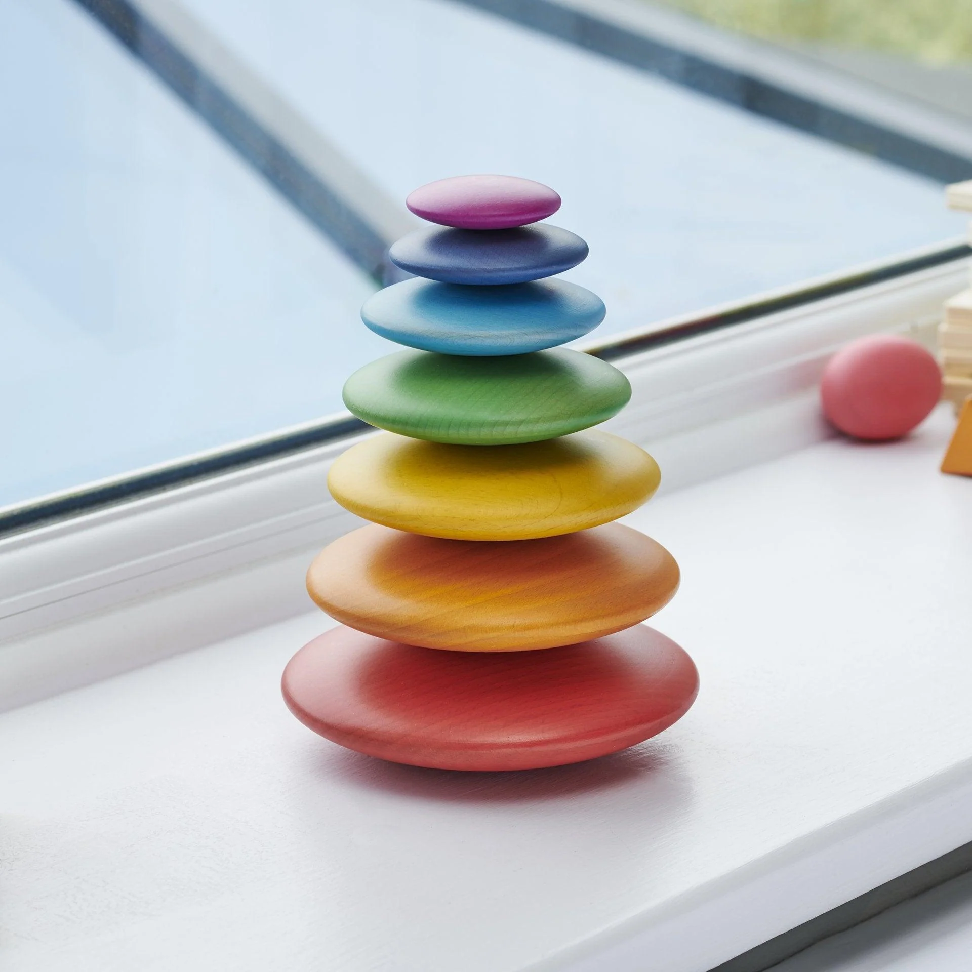 Rainbow Wooden Buttons - Image 6