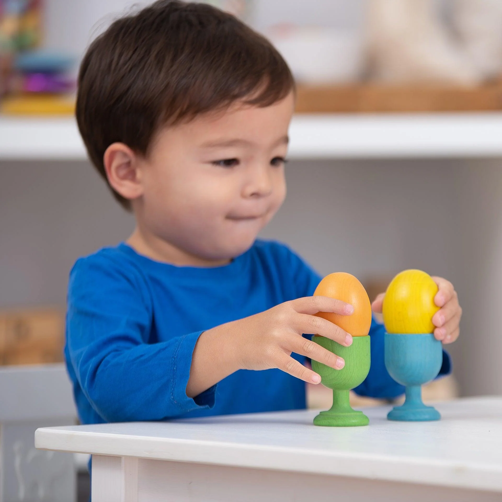Rainbow Wooden Eggs - Image 13