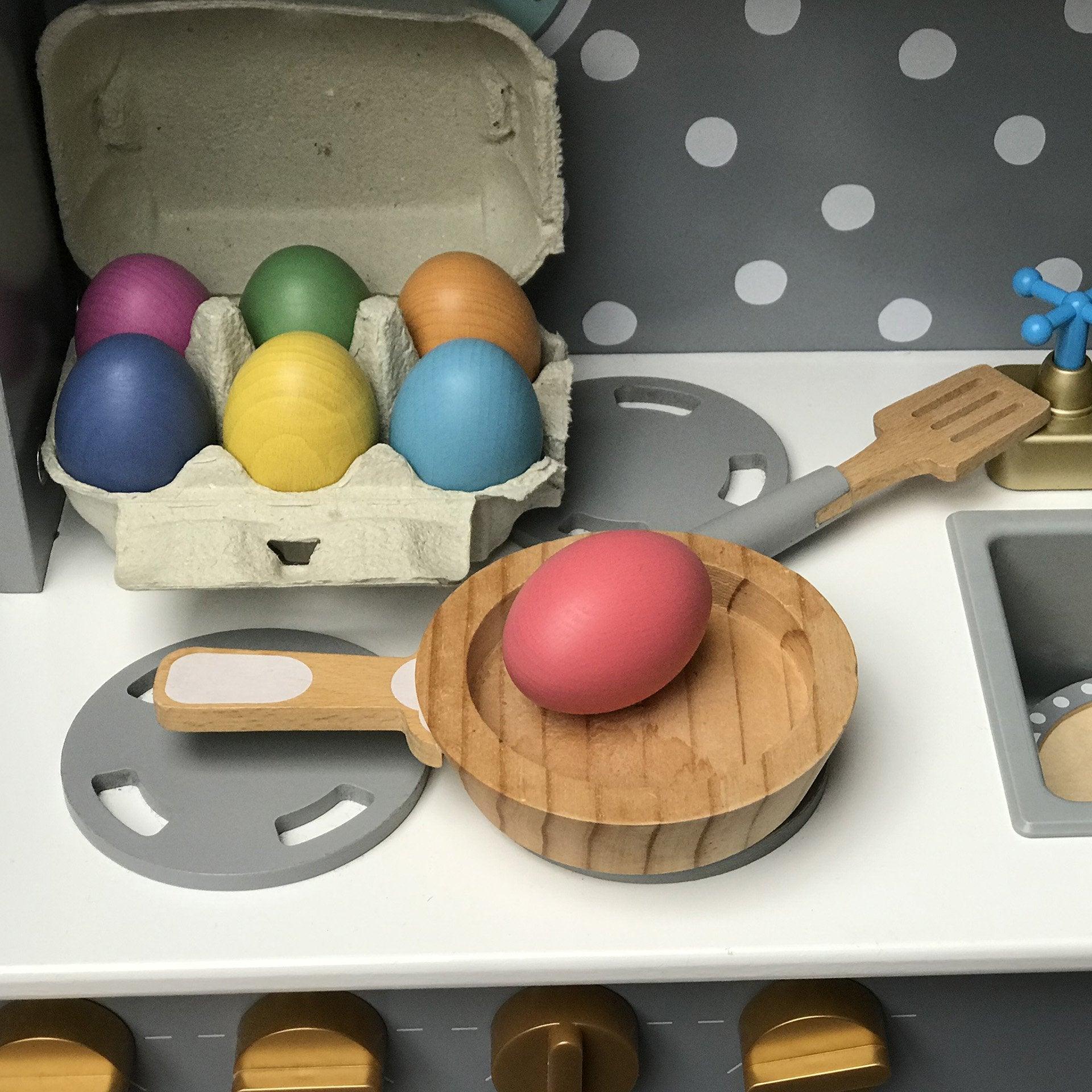 Rainbow Wooden Eggs - Image 6
