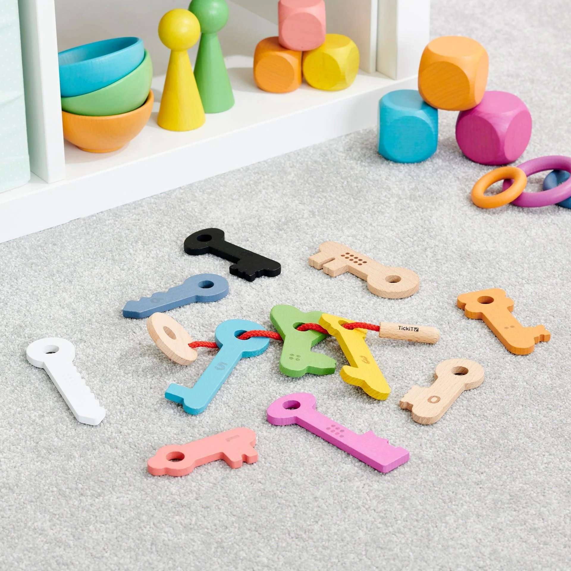 Rainbow Wooden Keys - Image 11
