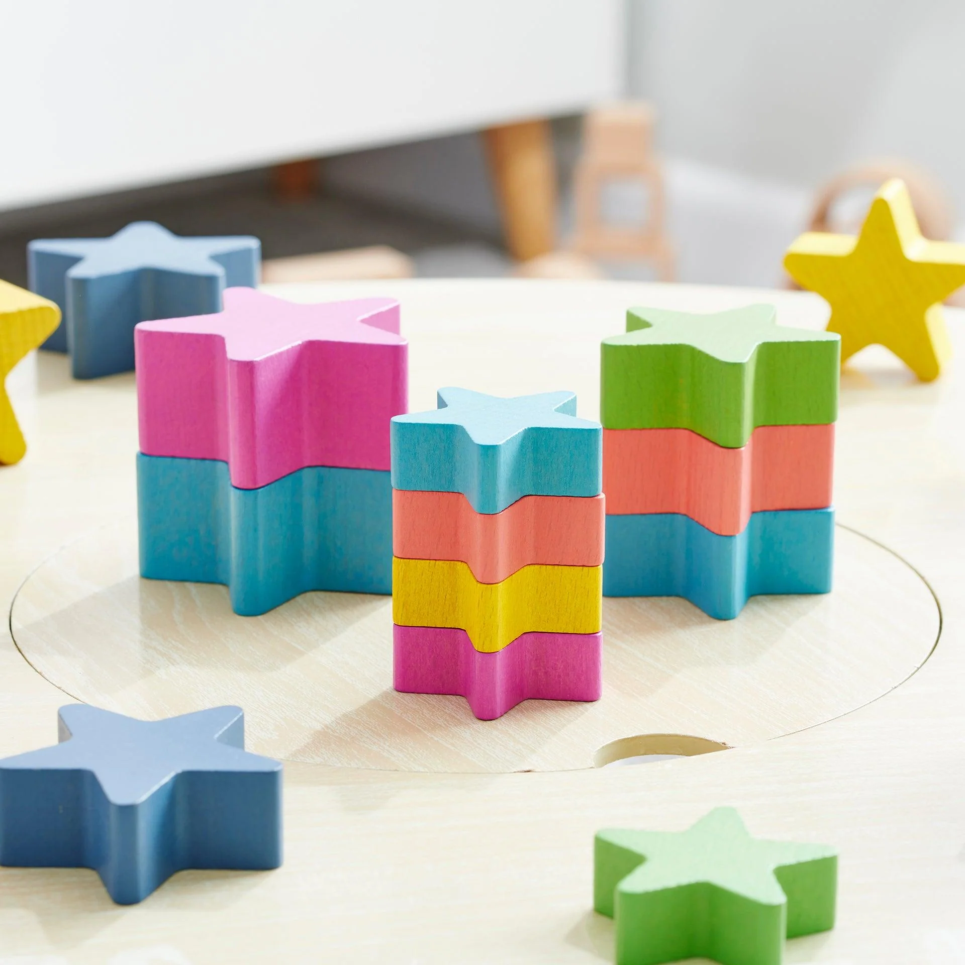 Rainbow Wooden Stars - Image 14