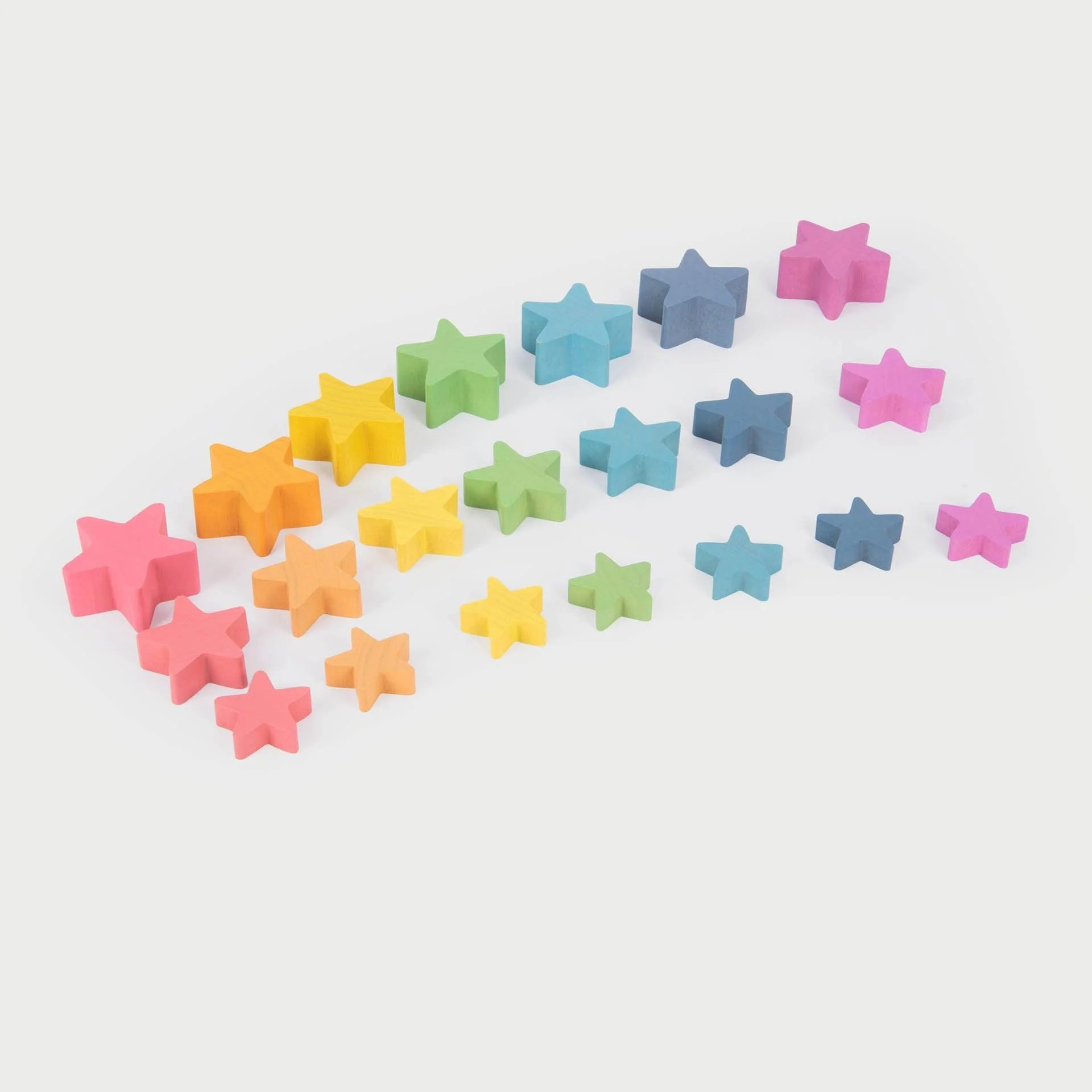 Rainbow Wooden Stars - Image 5