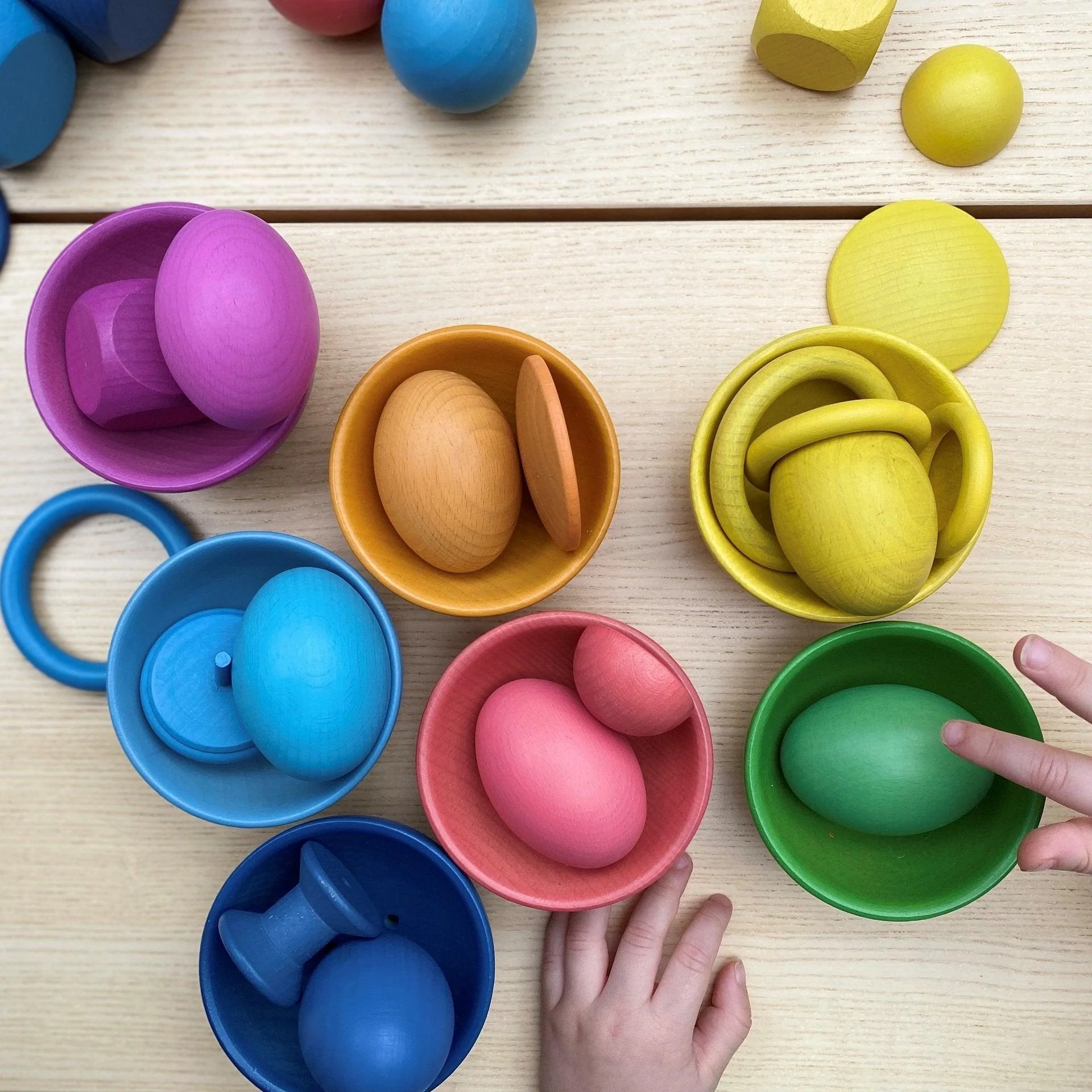 Rainbow Wooden Super Set - Image 4