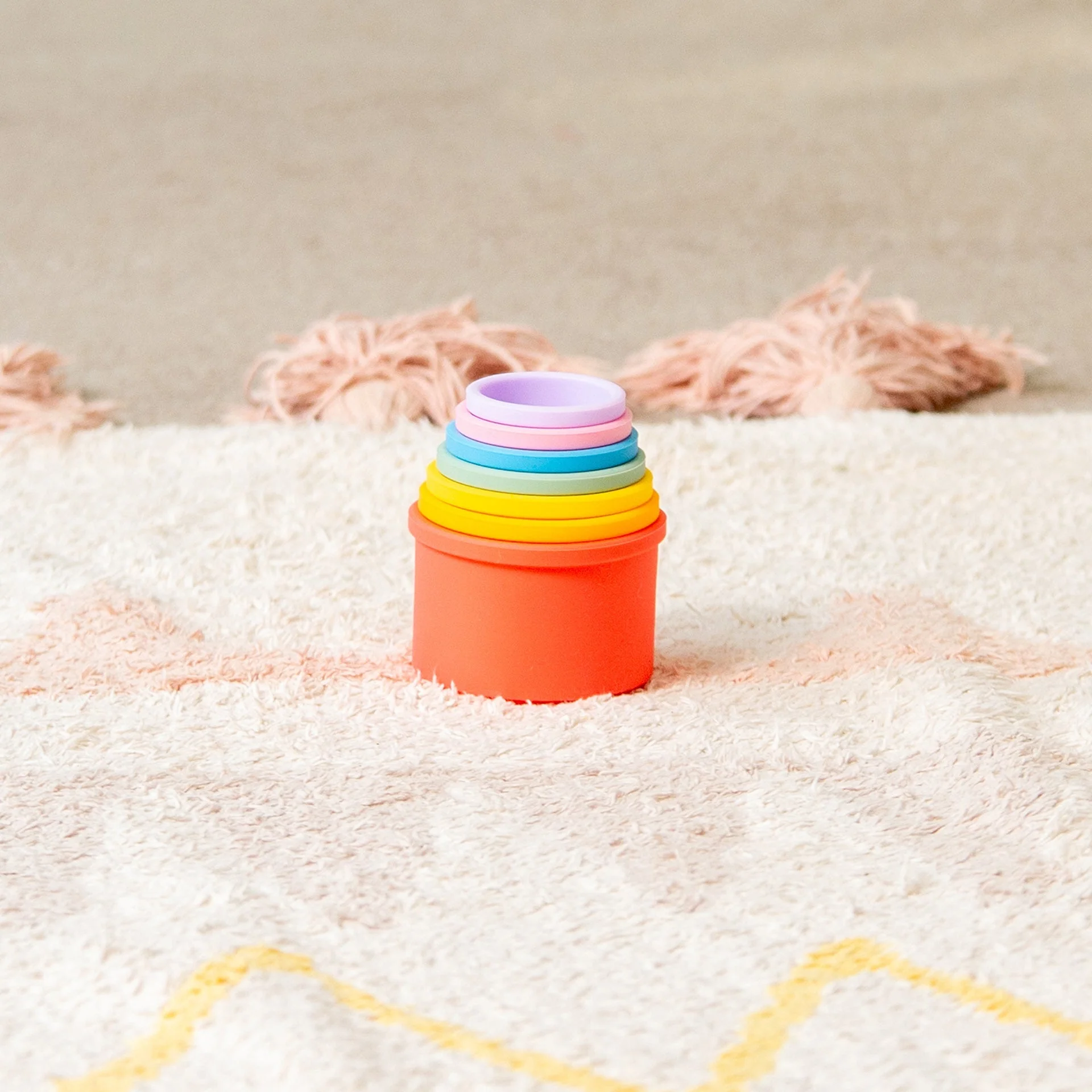SiliSoft® Round Stacking Cups (Rainbow) - Image 8