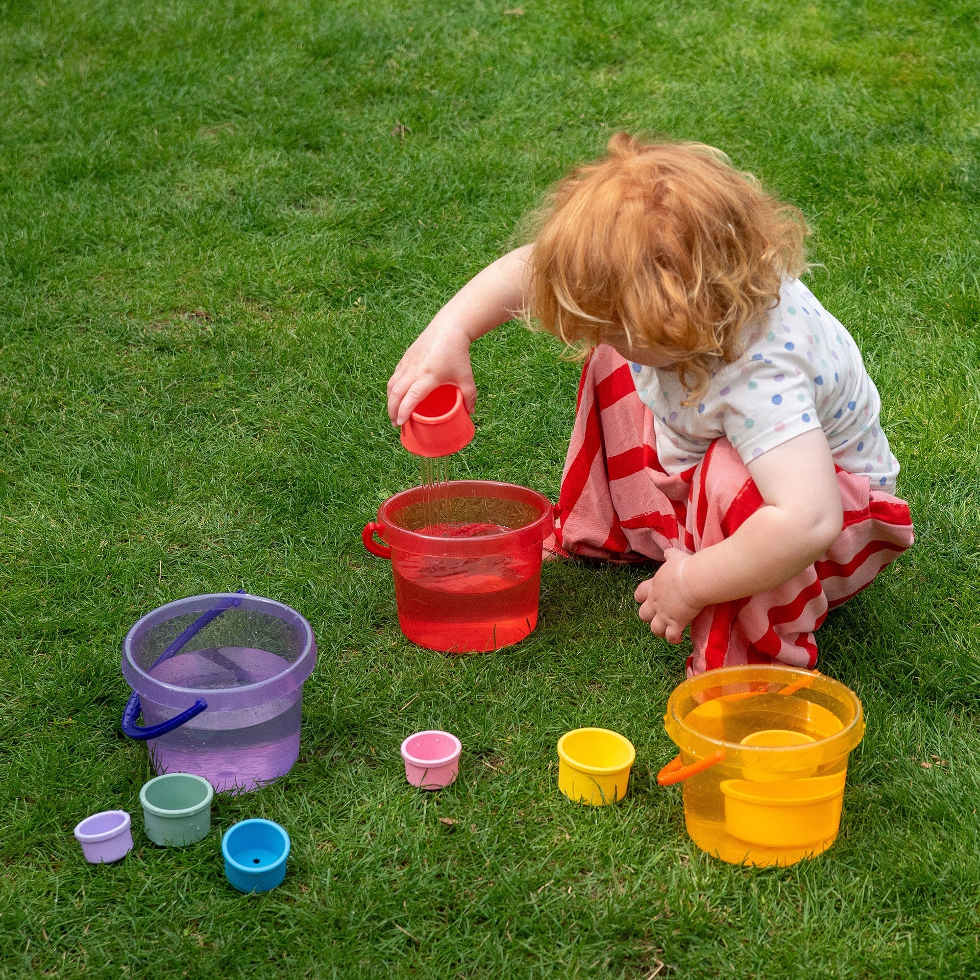SiliSoft® Round Stacking Cups (Rainbow) - Image 9