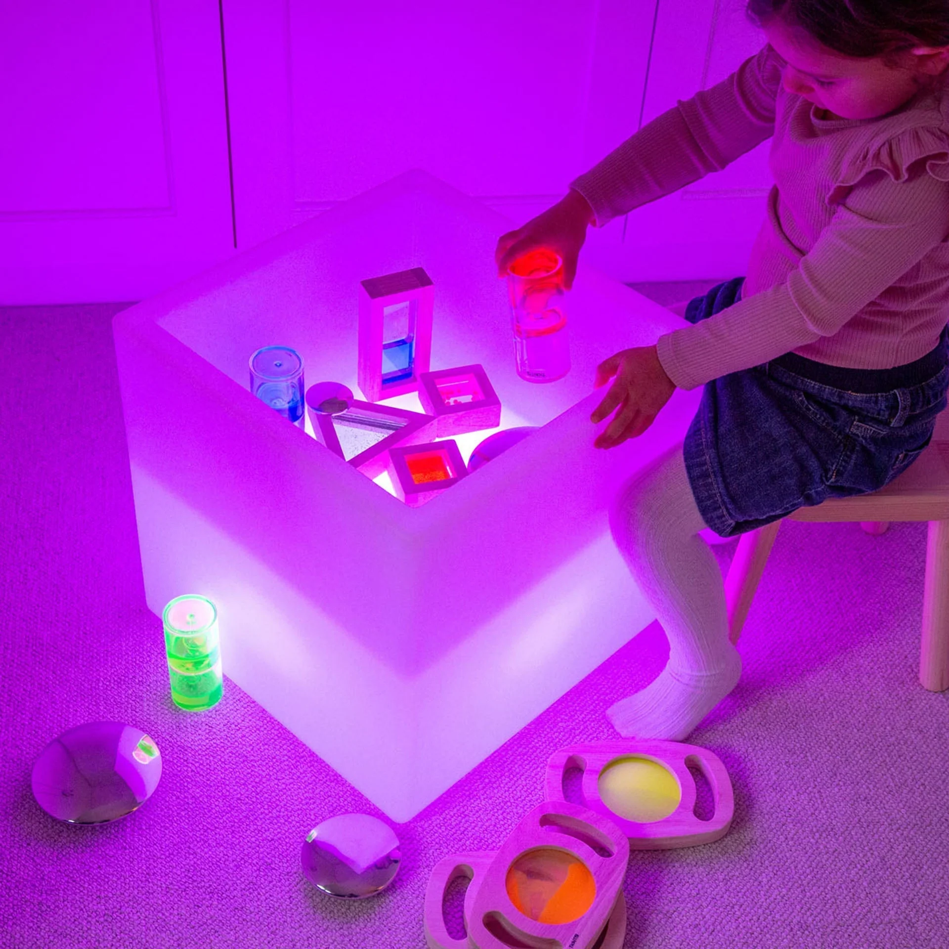 Sensory Glow Play Cube - Image 14