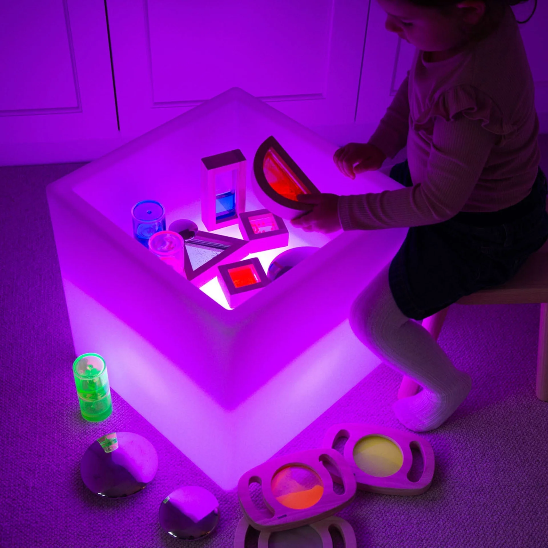 Sensory Glow Play Cube - Image 15