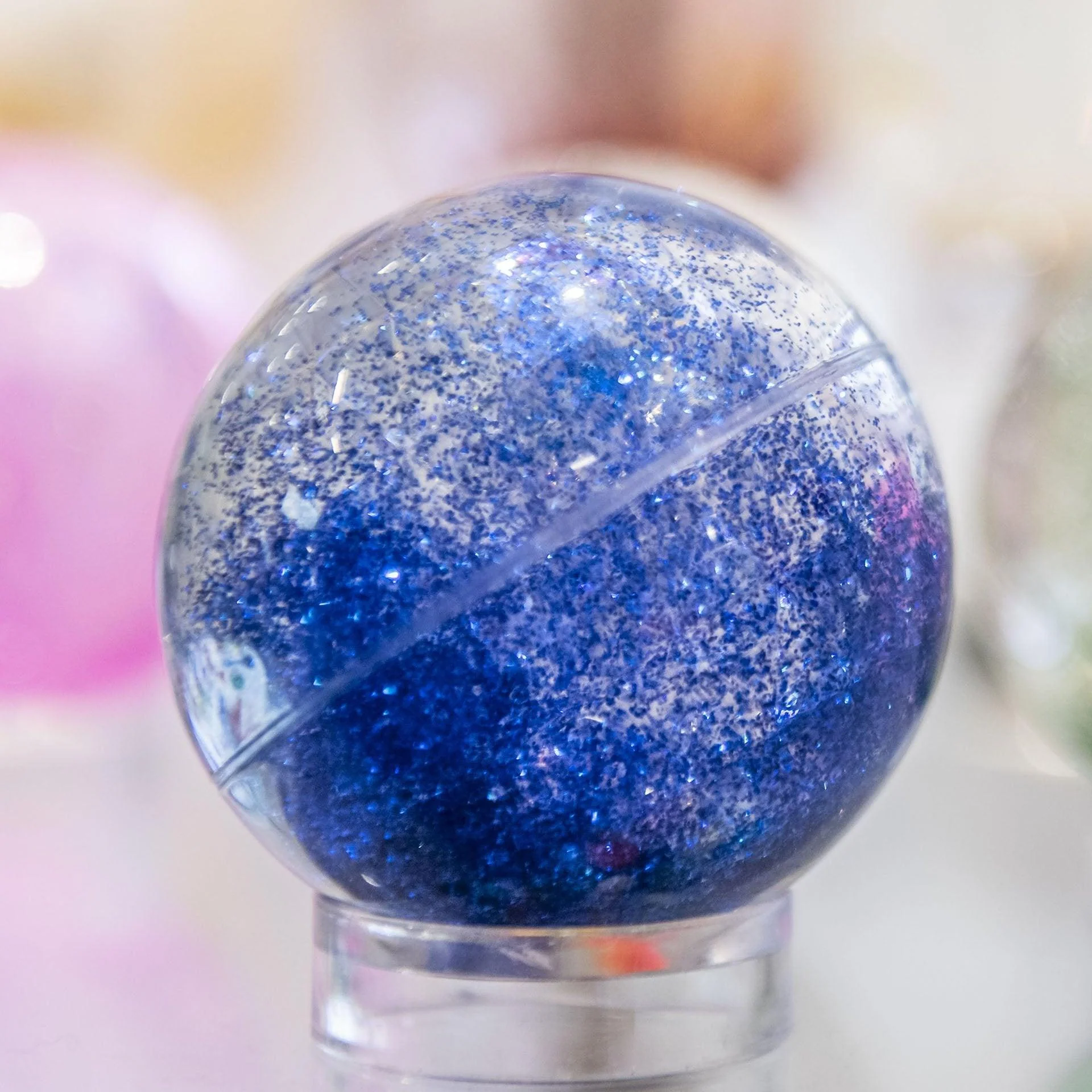 Sensory Rainbow Glitter Balls - Image 3