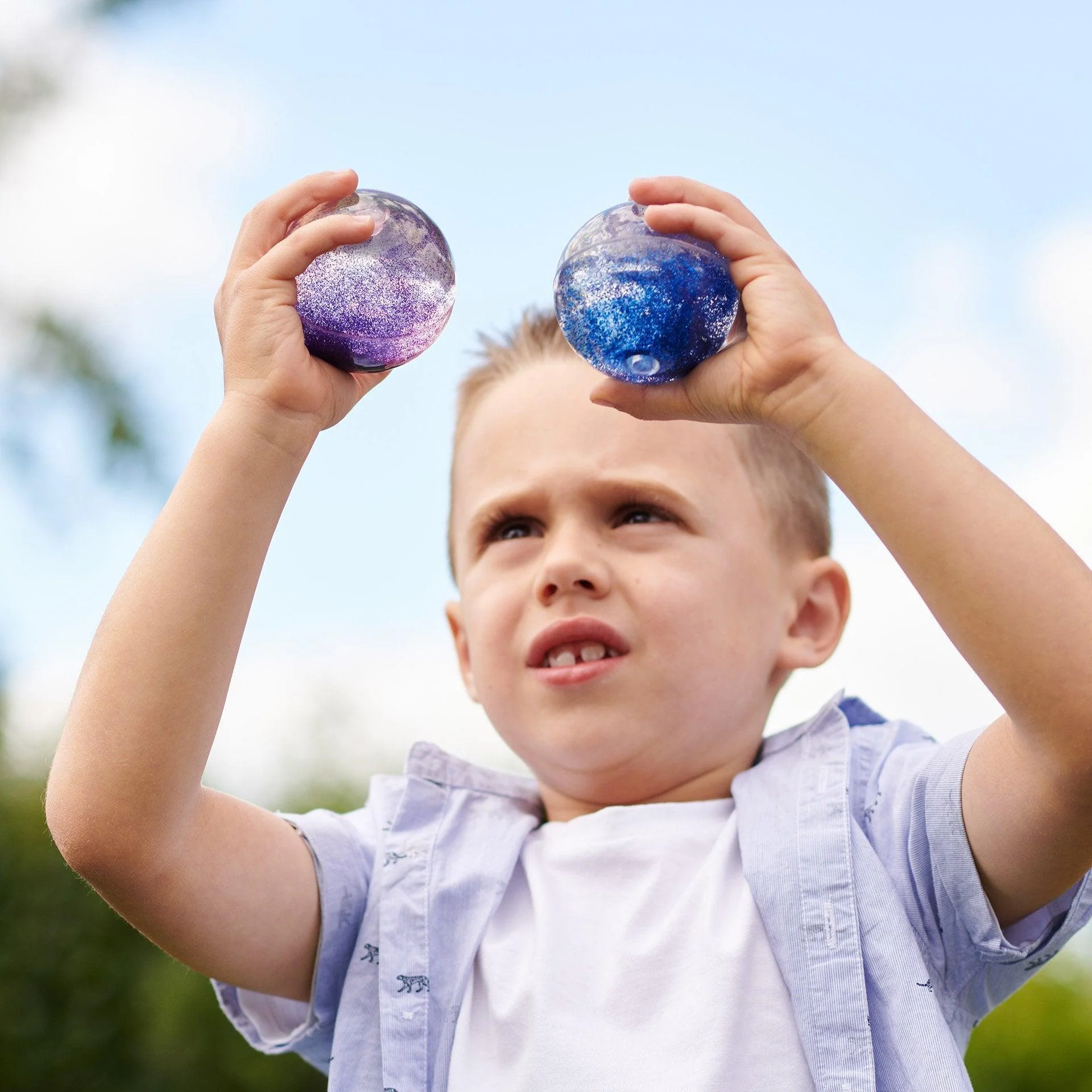 Sensory Rainbow Glitter Balls - Image 5