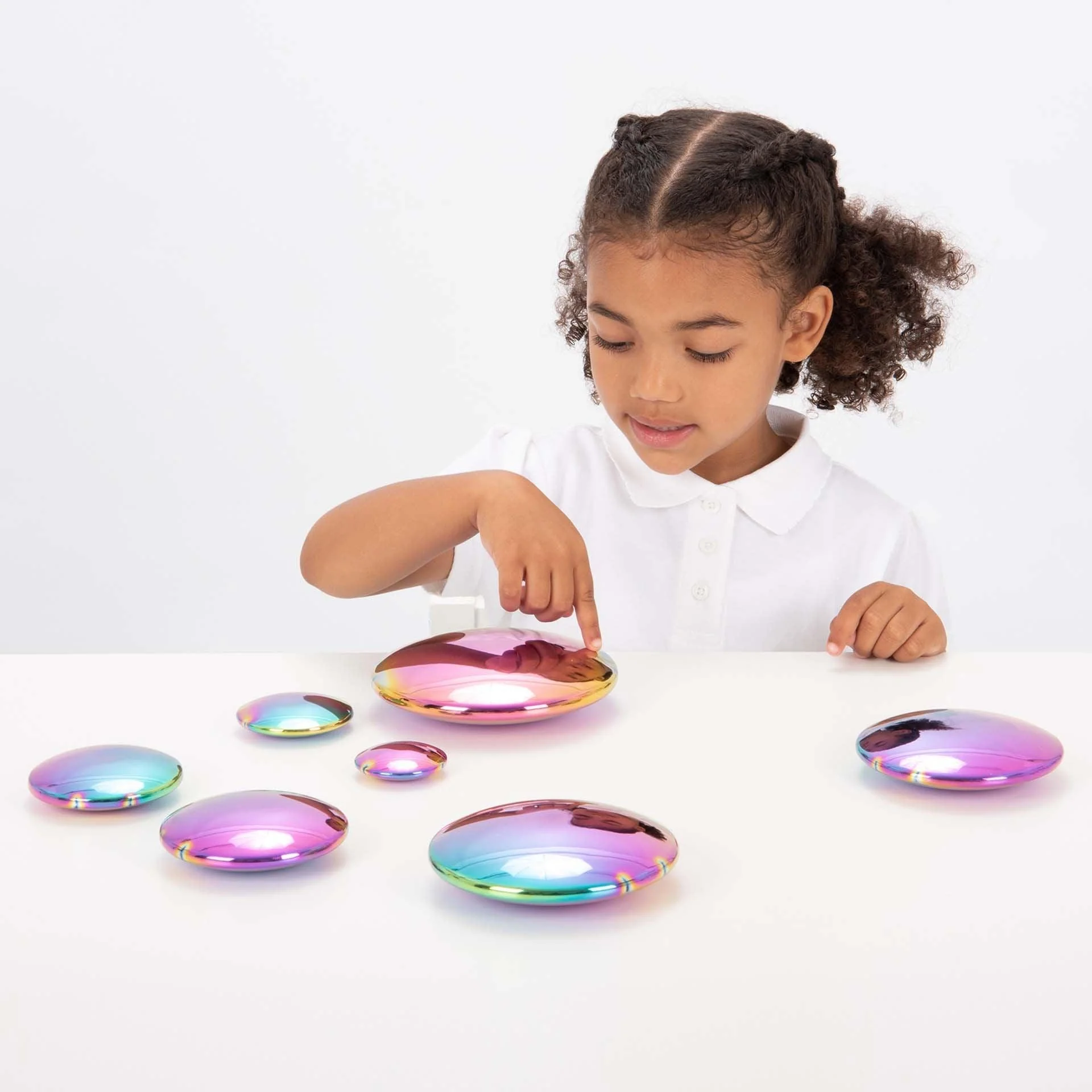 Sensory Steel Colour Burst Buttons - Image 7