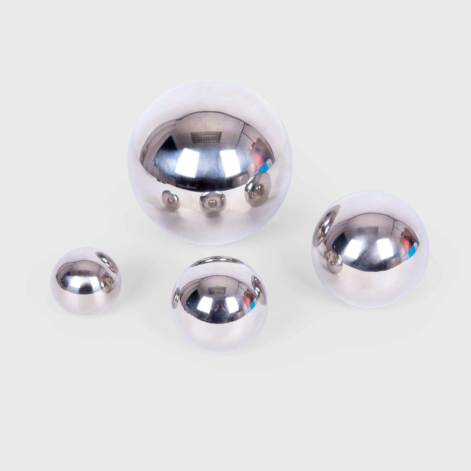 Sensory Steel Silver Balls - Image 3