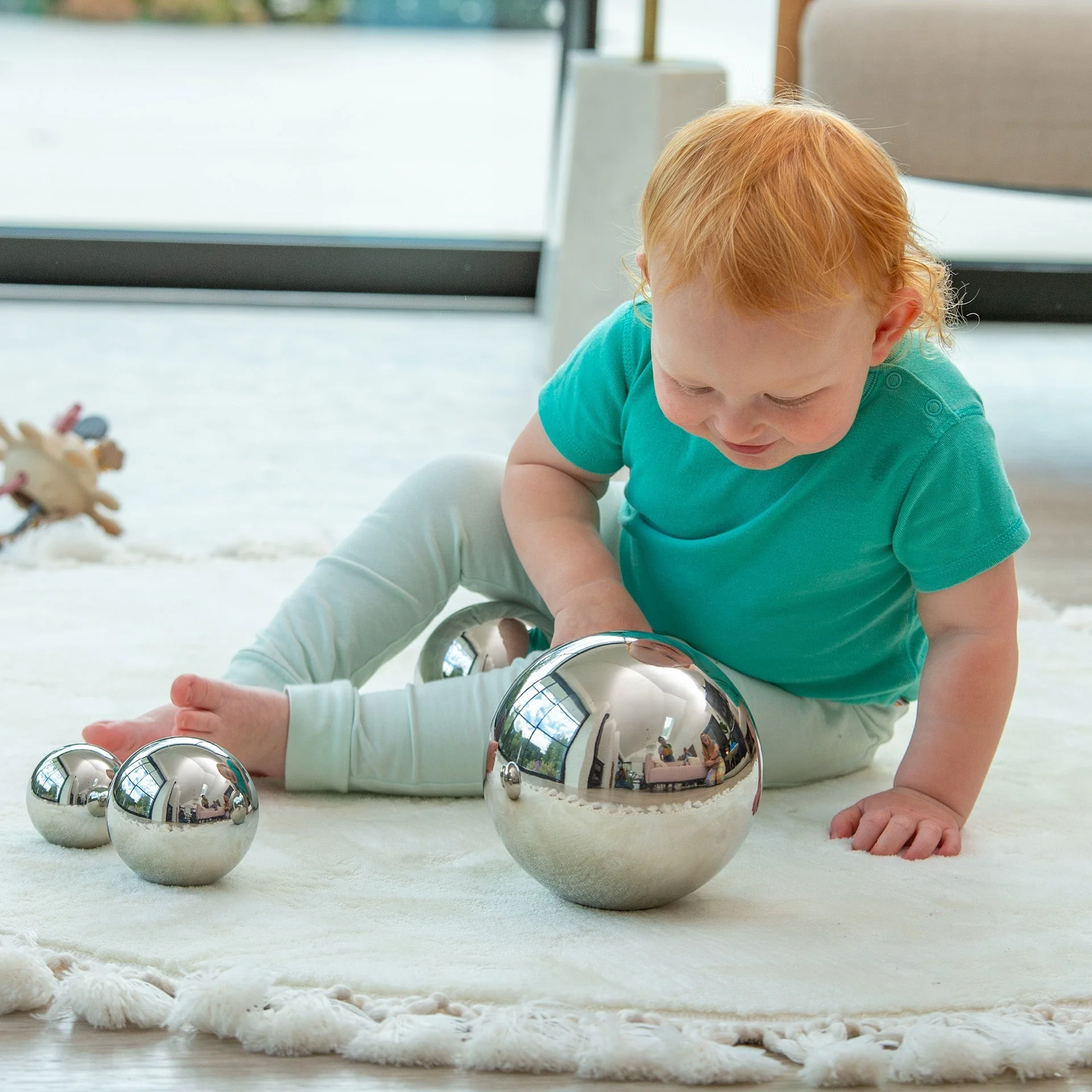 Sensory Steel Silver Balls - Image 6