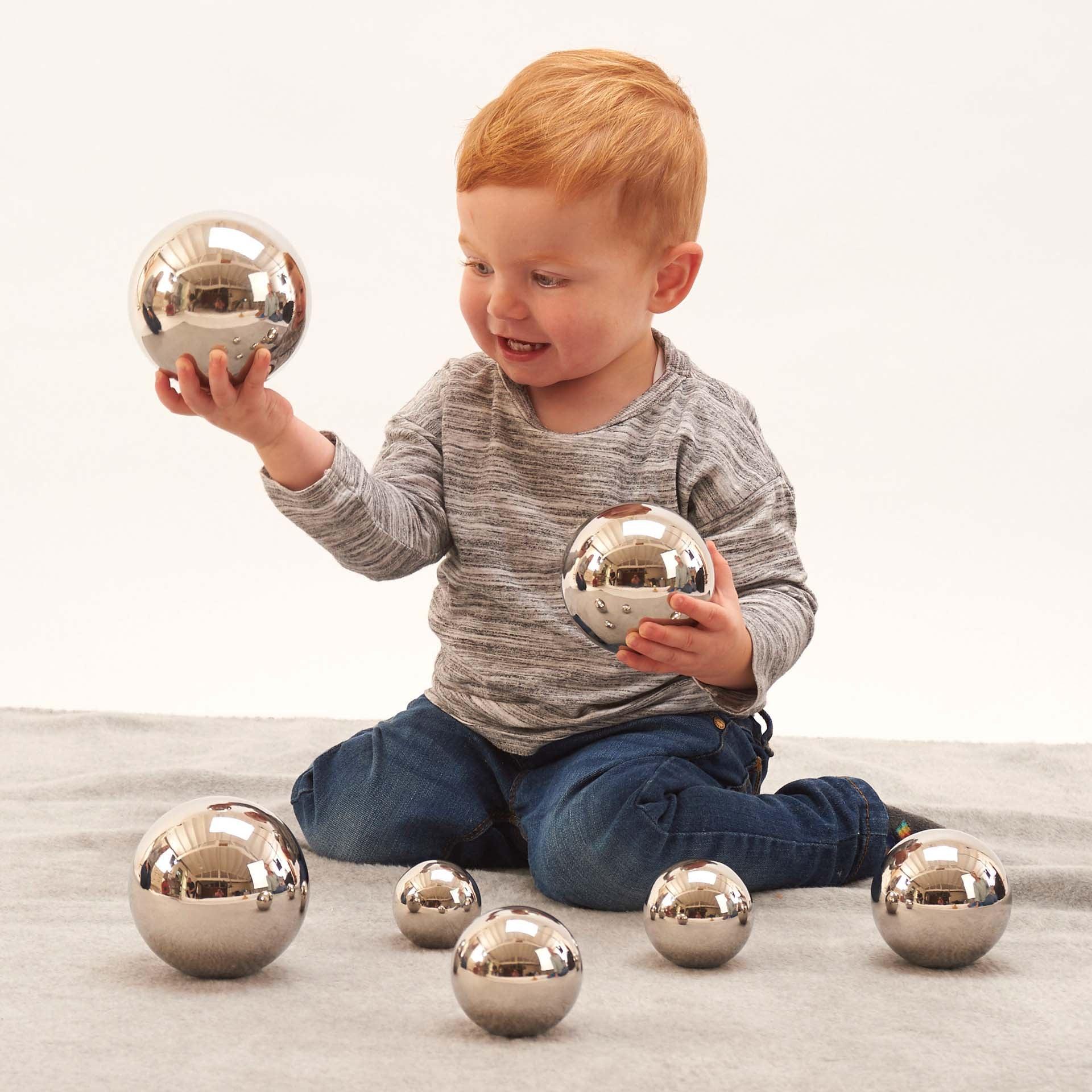 Sensory Steel Sound Balls - Image 3