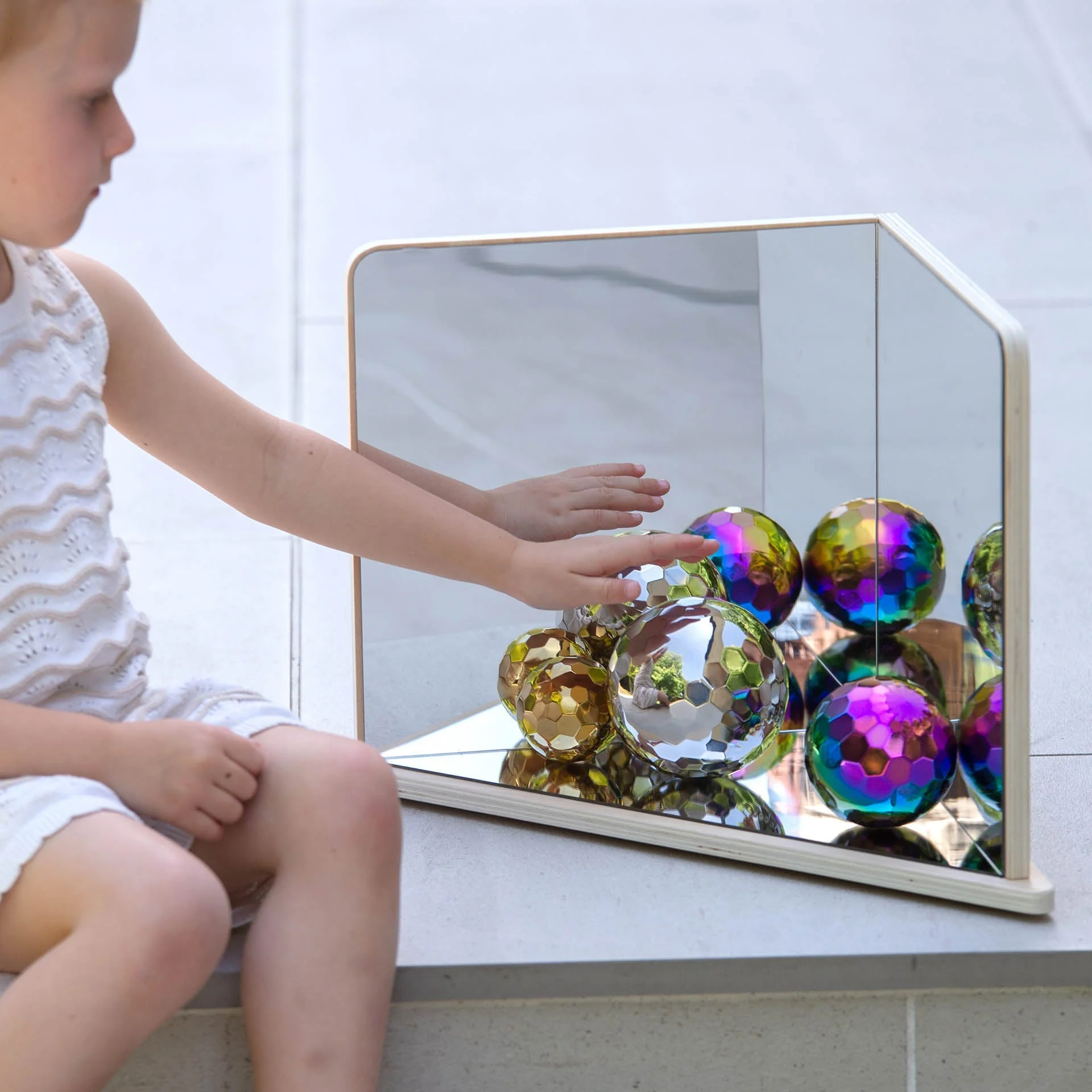 Sensory Steel Mosaic Mystery Balls - Image 3